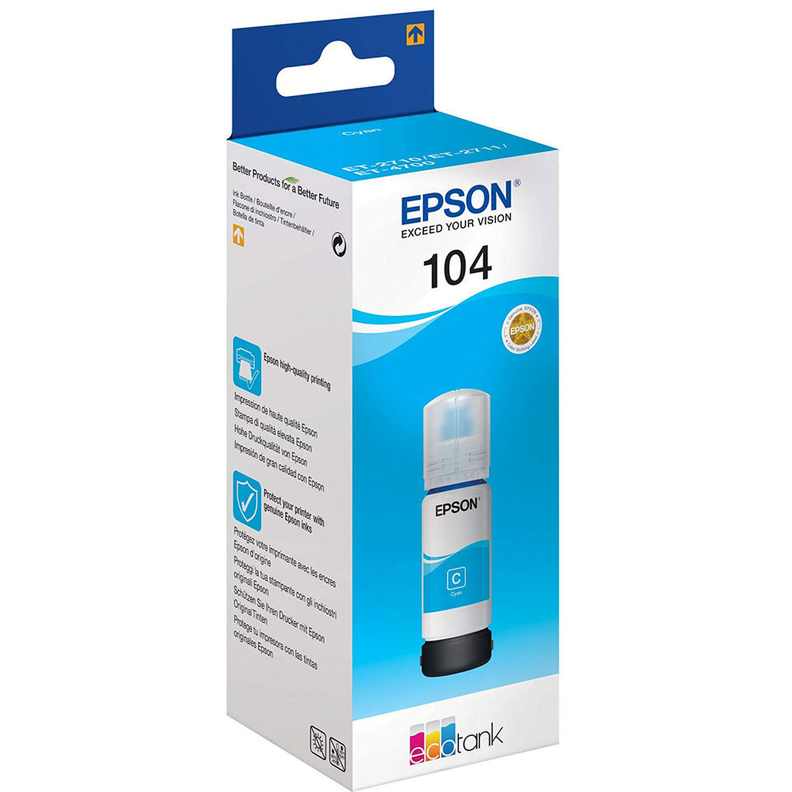  Epson 604 Pineapple, Genuine Multipack, Eco-Friendly  Packaging, 4-Colours Ink Cartridges : Office Products