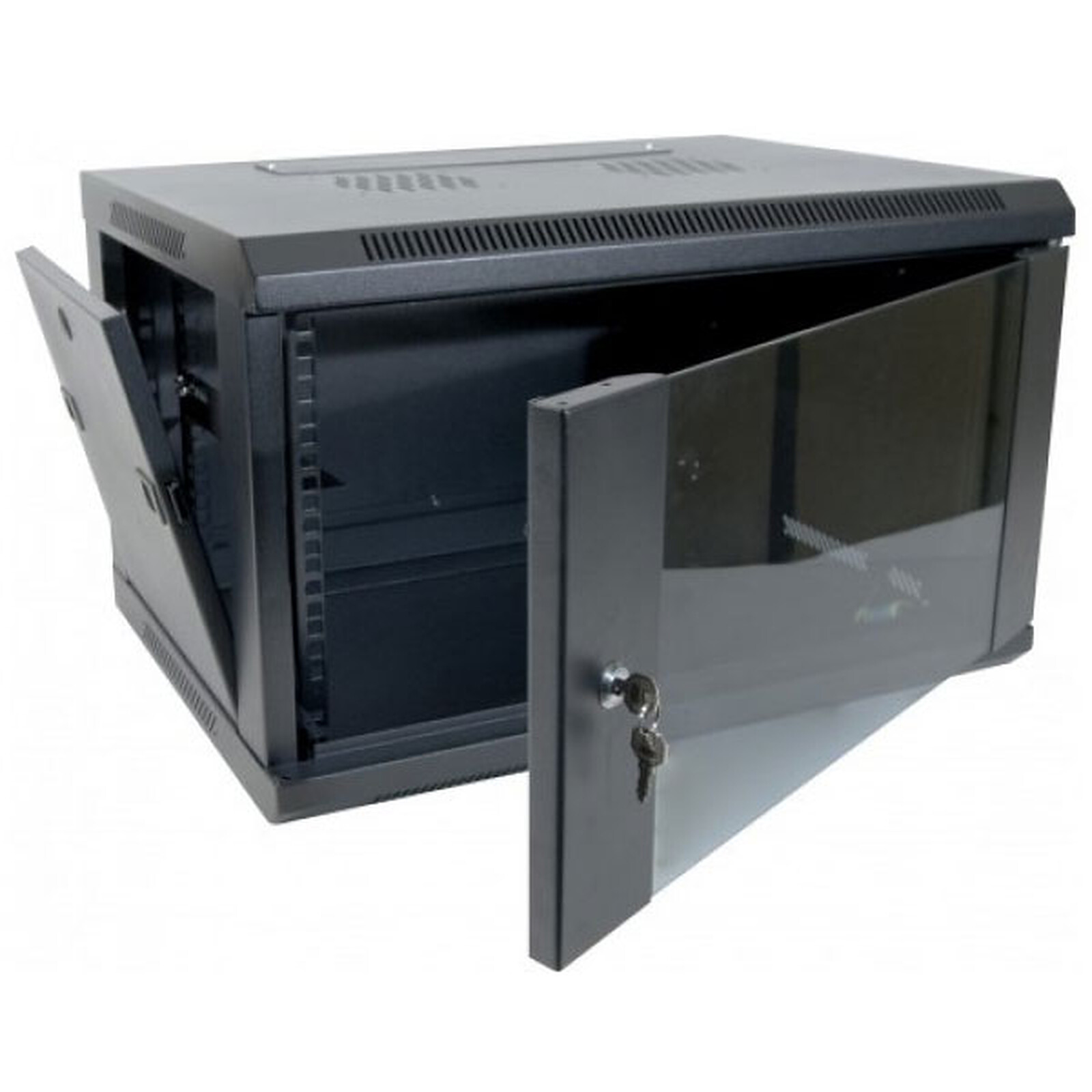 StarTech.com Armoire serveur 15U prof 800 mm - charge utile 800 kg -  coloris noir - Rack - Garantie 3 ans LDLC