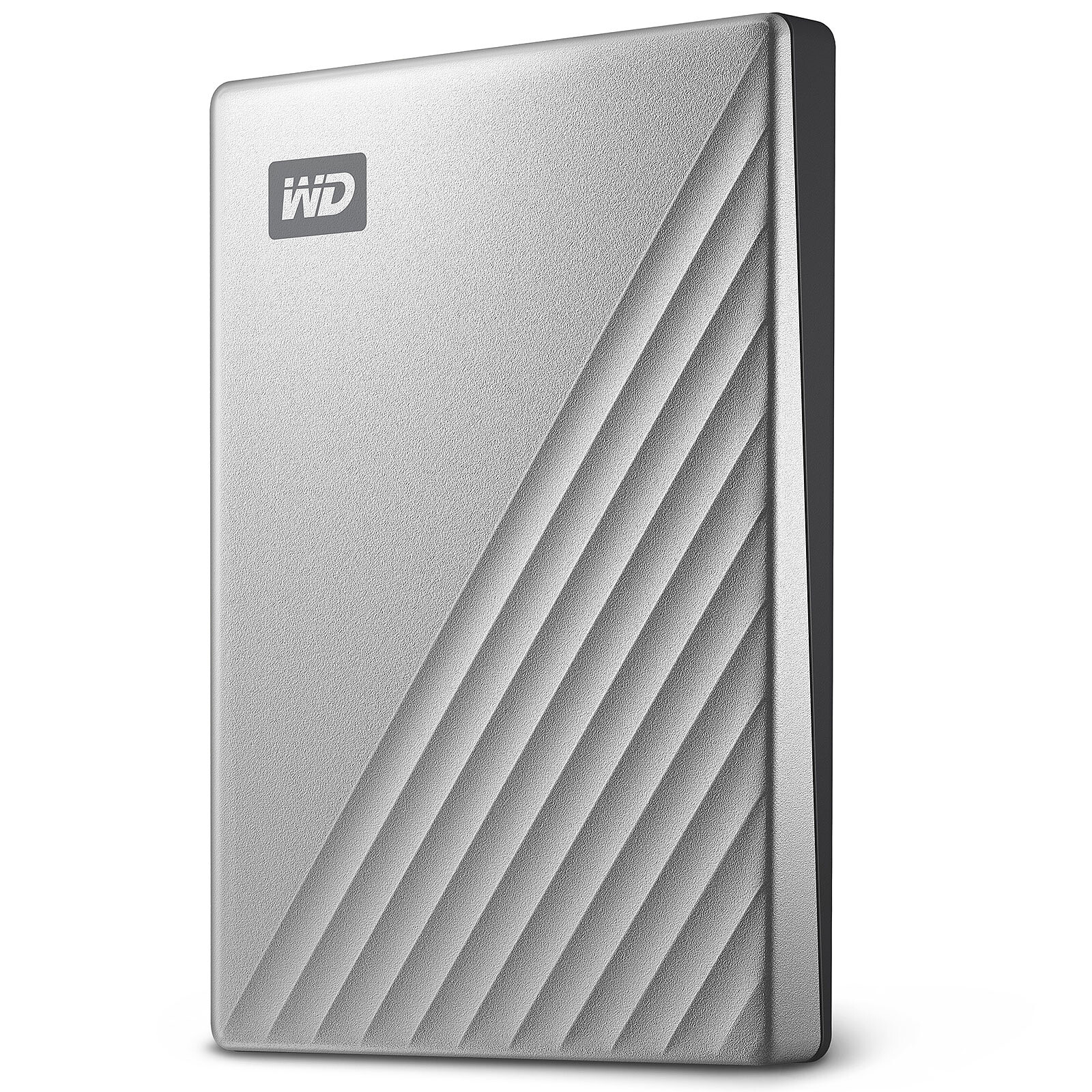 2TB, Silver Disque Dur Externe Portable 2 to Disque Dur Externe Ultra Fin USB 3.1 Compatible avec PC Portable de Bureau 