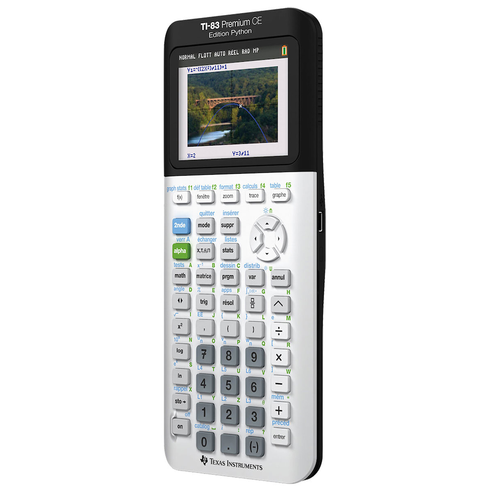 Texas Instruments TI-83 Premium CE Edition Python - Blanc - Calculatrice -  Garantie 3 ans LDLC