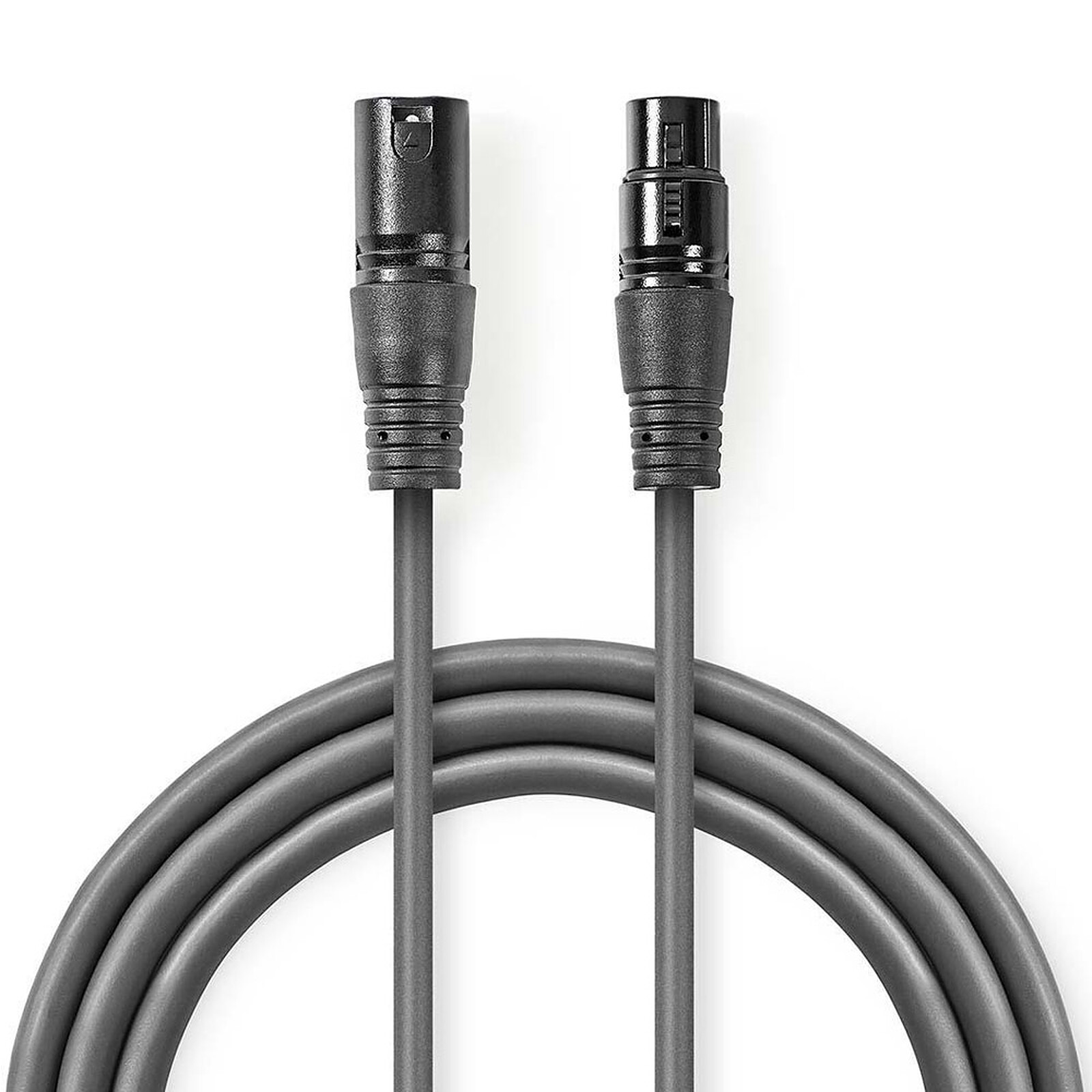 Nedis Câble XLR Symétrique M/F (3m) - Câble audio numérique