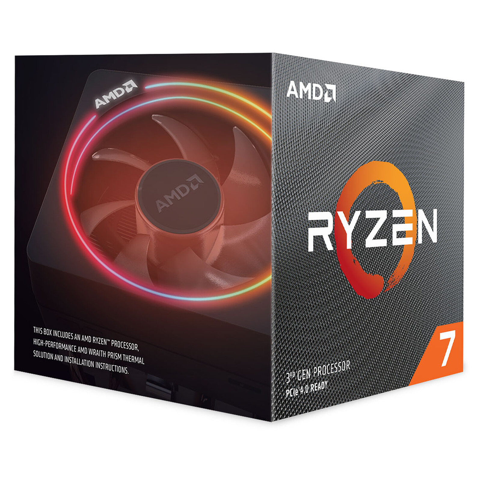 AMD Ryzen 7 3800X Wraith Prism LED RGB (3.9 GHz / 4.5 GHz) - Procesador AMD  en LDLC