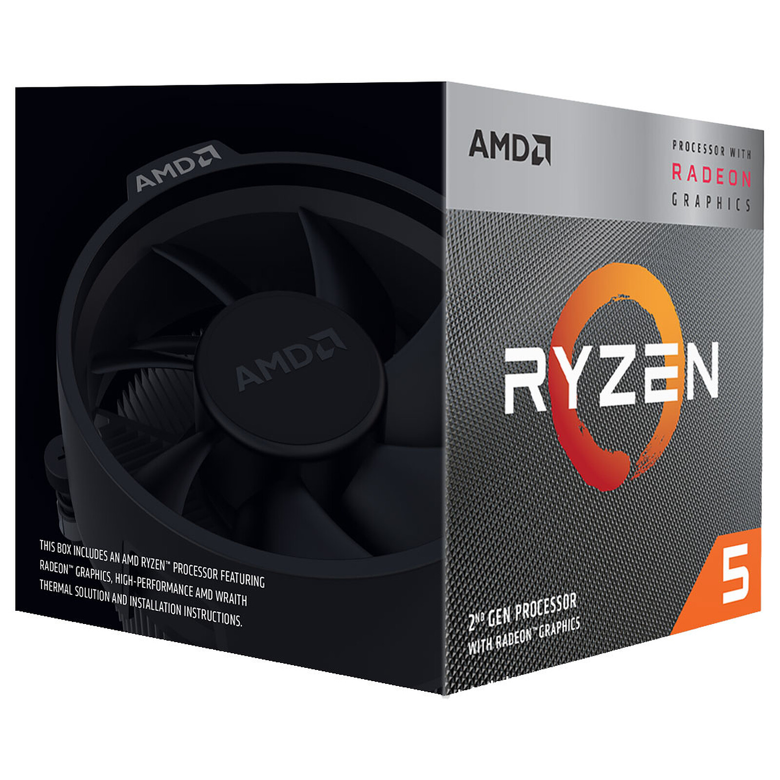 AMD - Ventirad Wraith Spire pour CPU sur socket AM4 (Non RGB / RGB)