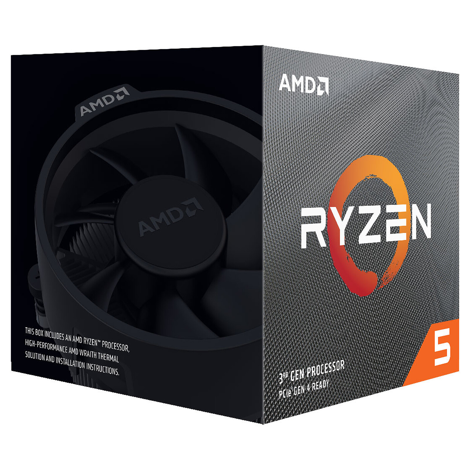 PROCESSEUR AMD RYZEN 5-3600 3.59GHZ + VENTILO