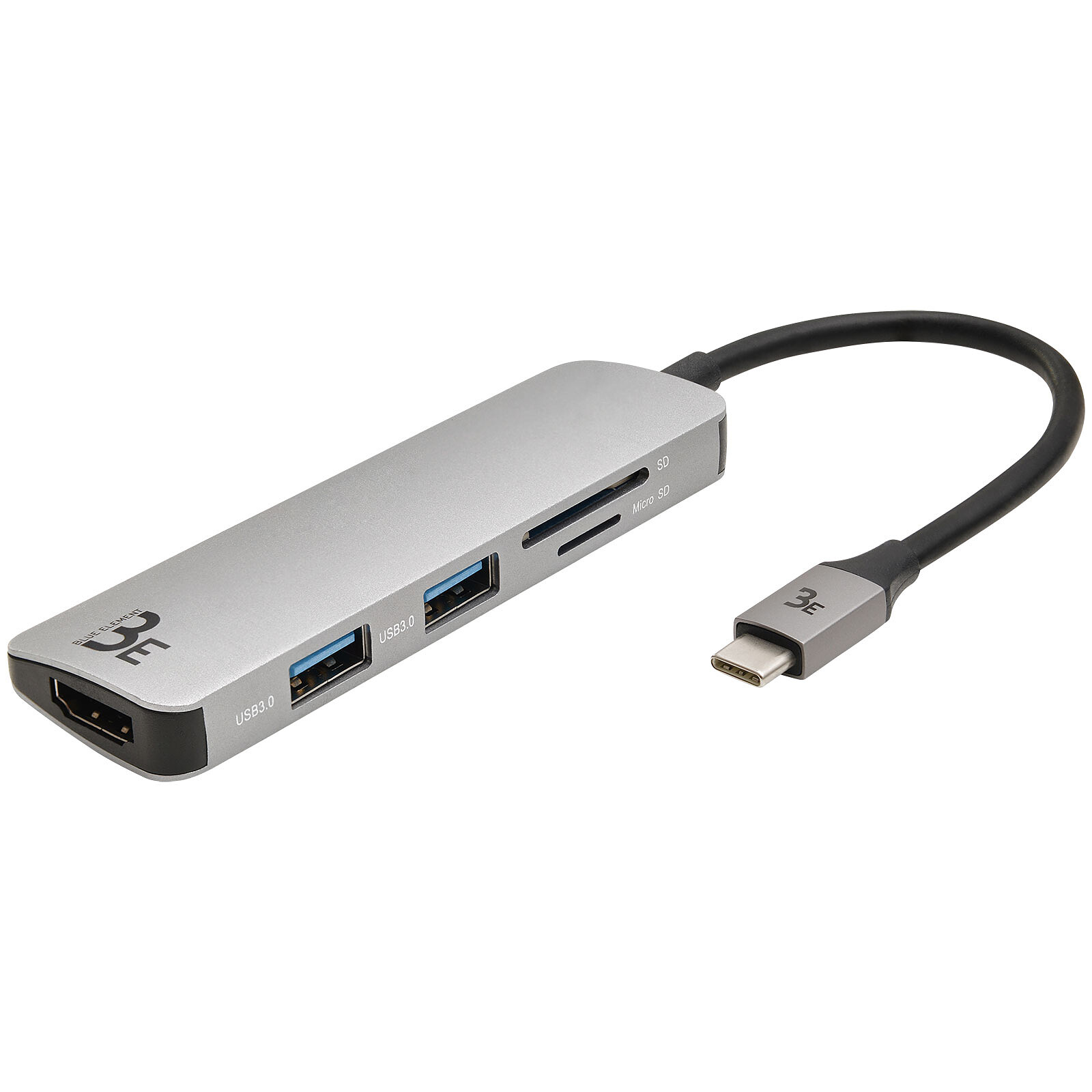 Blue Element Mini Dock USB-C - Station d'accueil PC portable