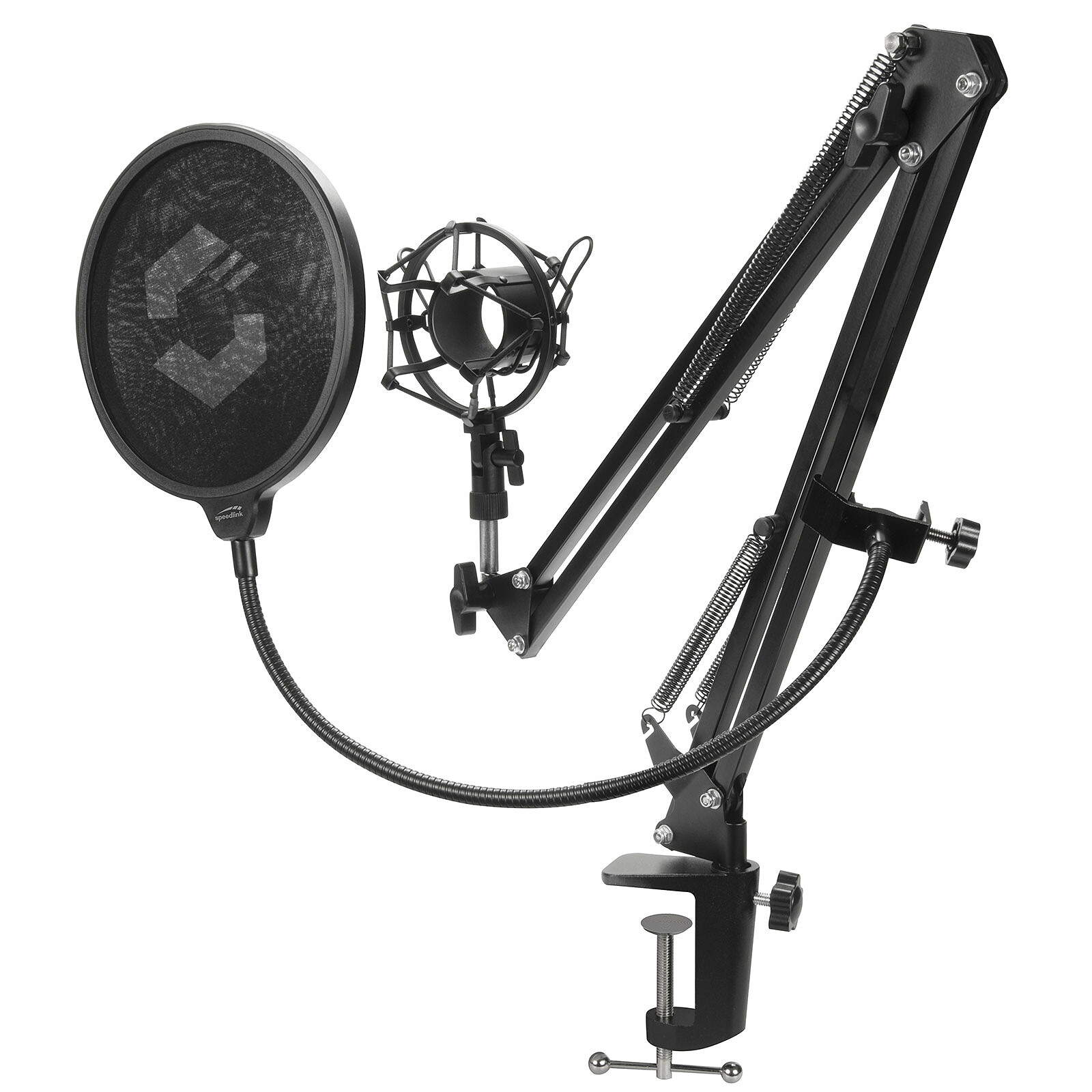 Acheter Pince de support de bras en forme de C, pince de montage de bureau  avec vis de positionnement réglable pour Microphone