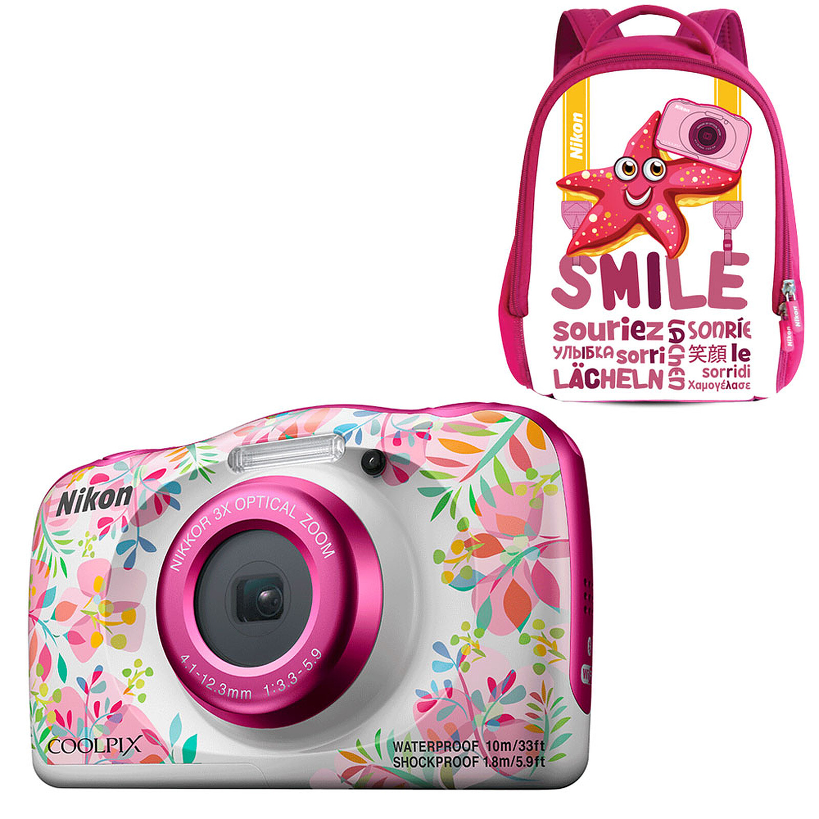 nikon coolpix w150 pink