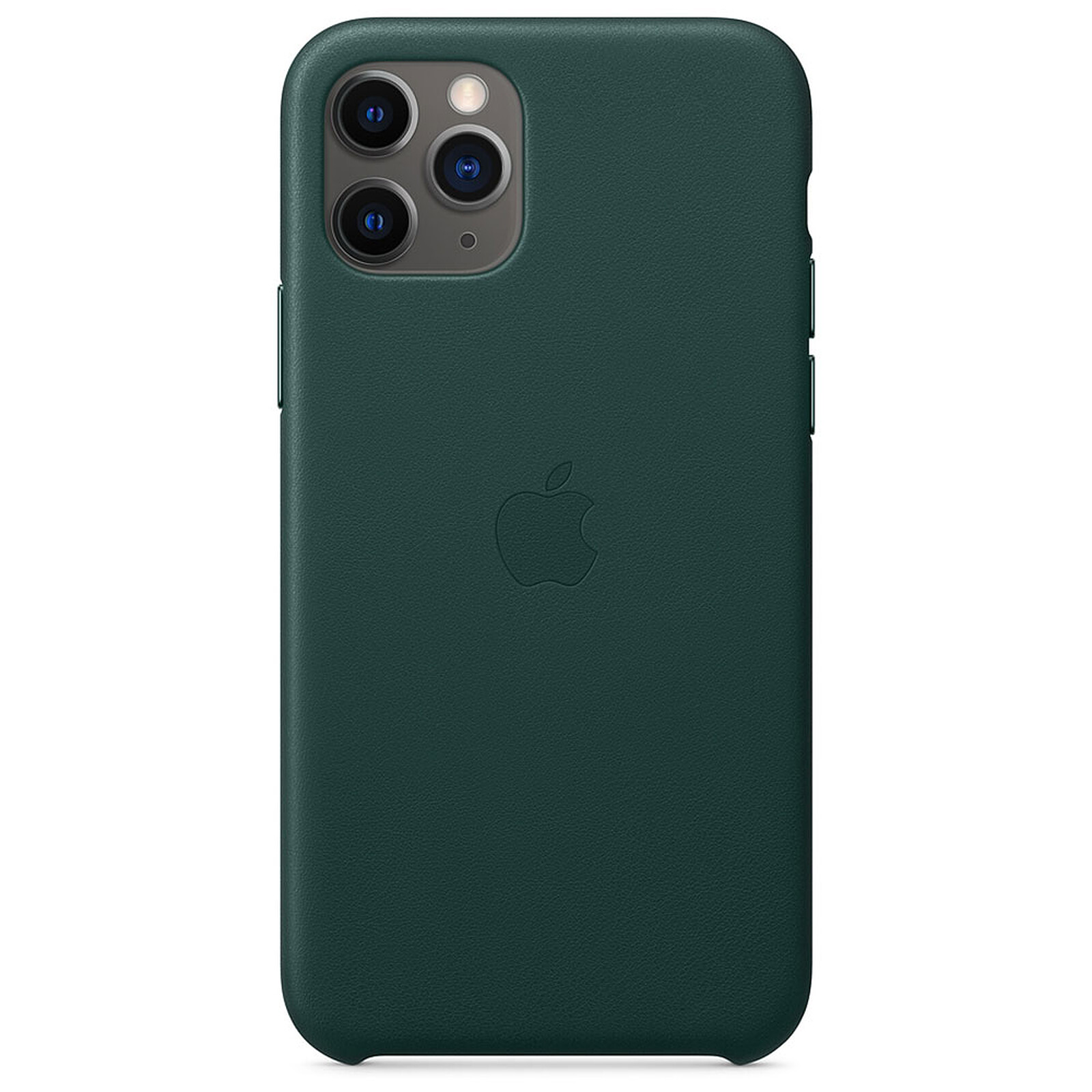 Funda de cuero verde pino iPhone 11 Pro Max