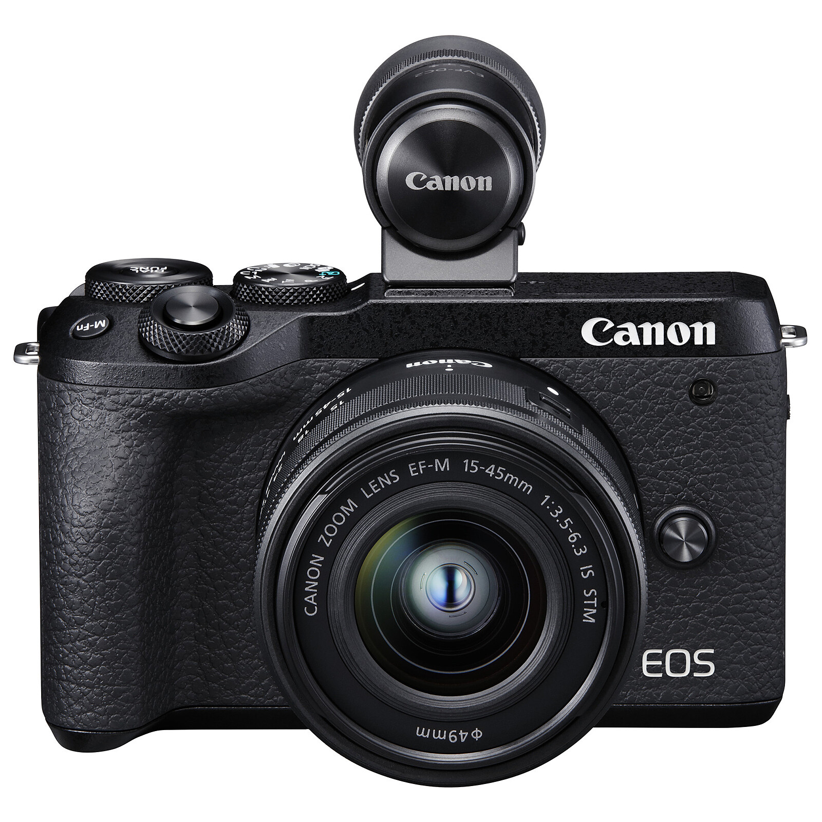 Canon EOS M6 Mark II Noir + 15-45mm + Viseur