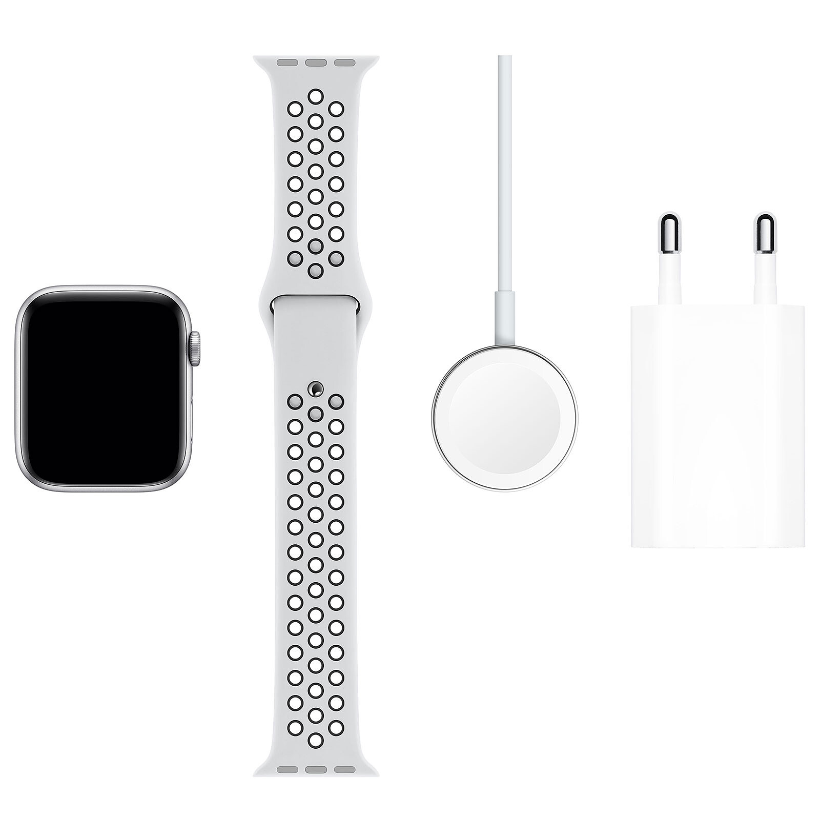 Perforación Padre robo Apple Watch Series 5 Nike GPS Aluminio Plata Pulsera deportiva Puro  Platino/Negro 44 mm - Smartwatch Apple en LDLC | ¡Musericordia!