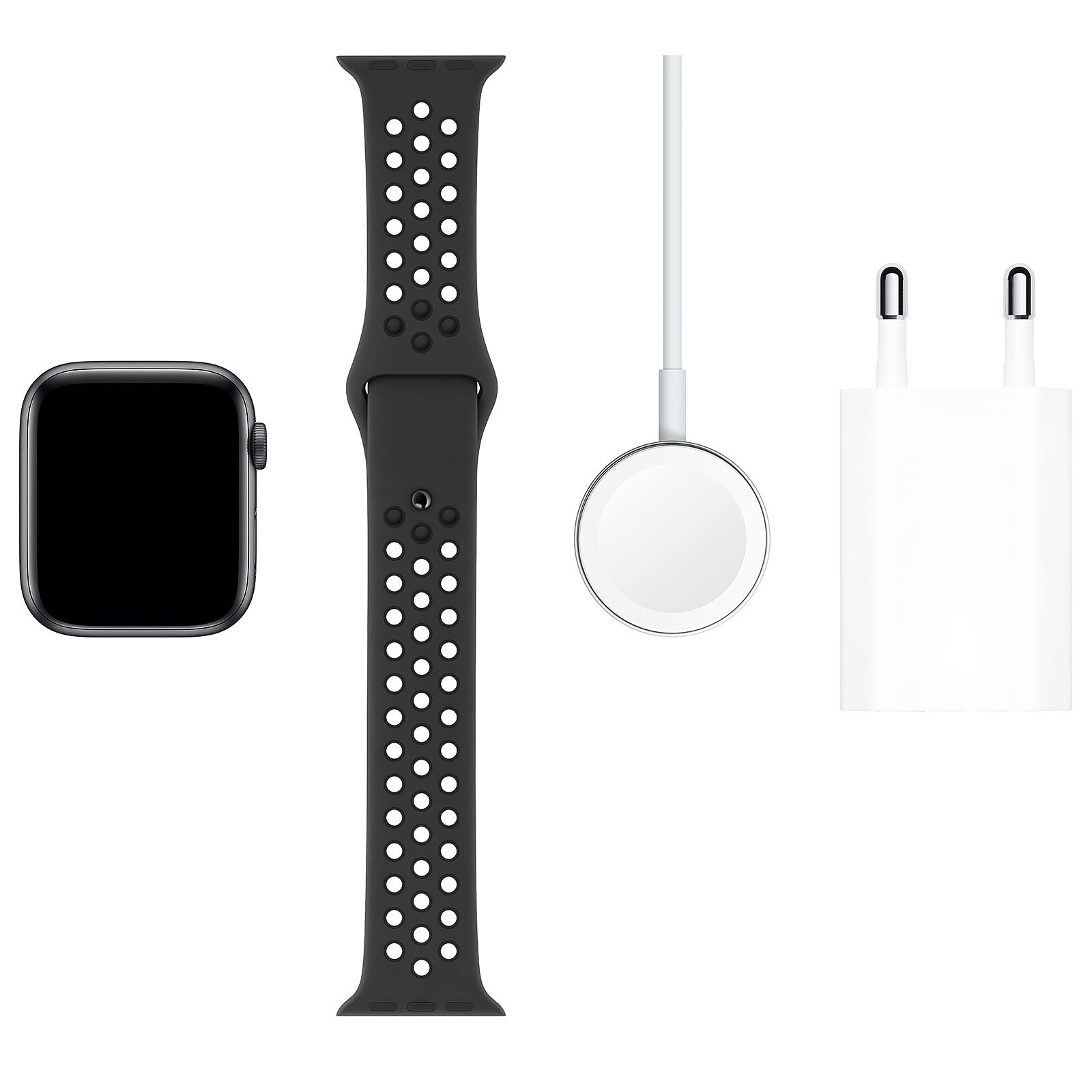 freno suelo Aumentar Apple Watch Series 5 Nike GPS + Cellular Aluminio Gris Pulsera deportiva  Negra 44 mm - Smartwatch Apple en LDLC