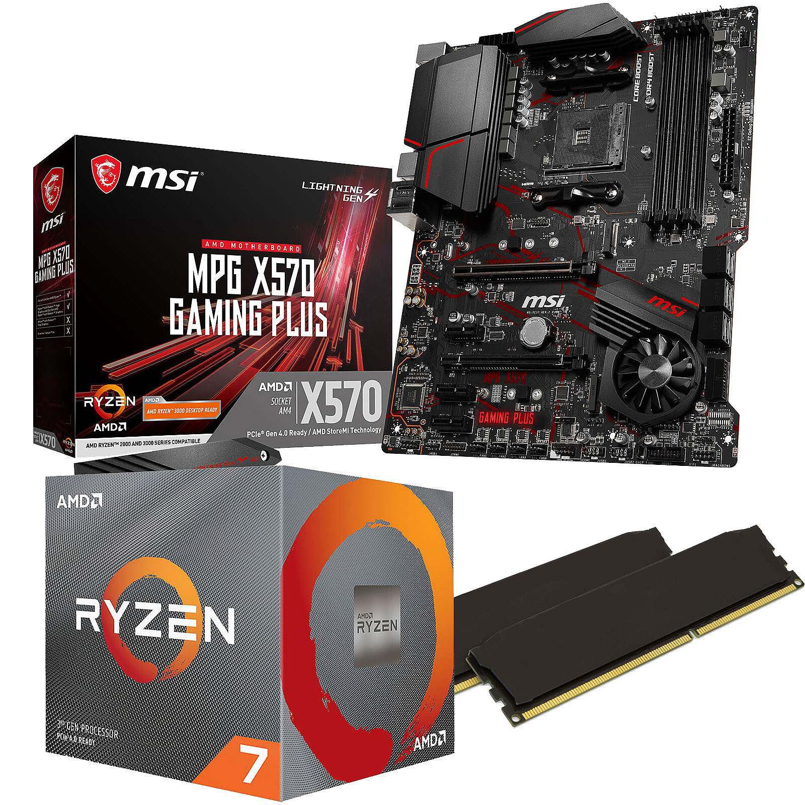 Ryzen7 3700X & X570マザーボード - PC/タブレット