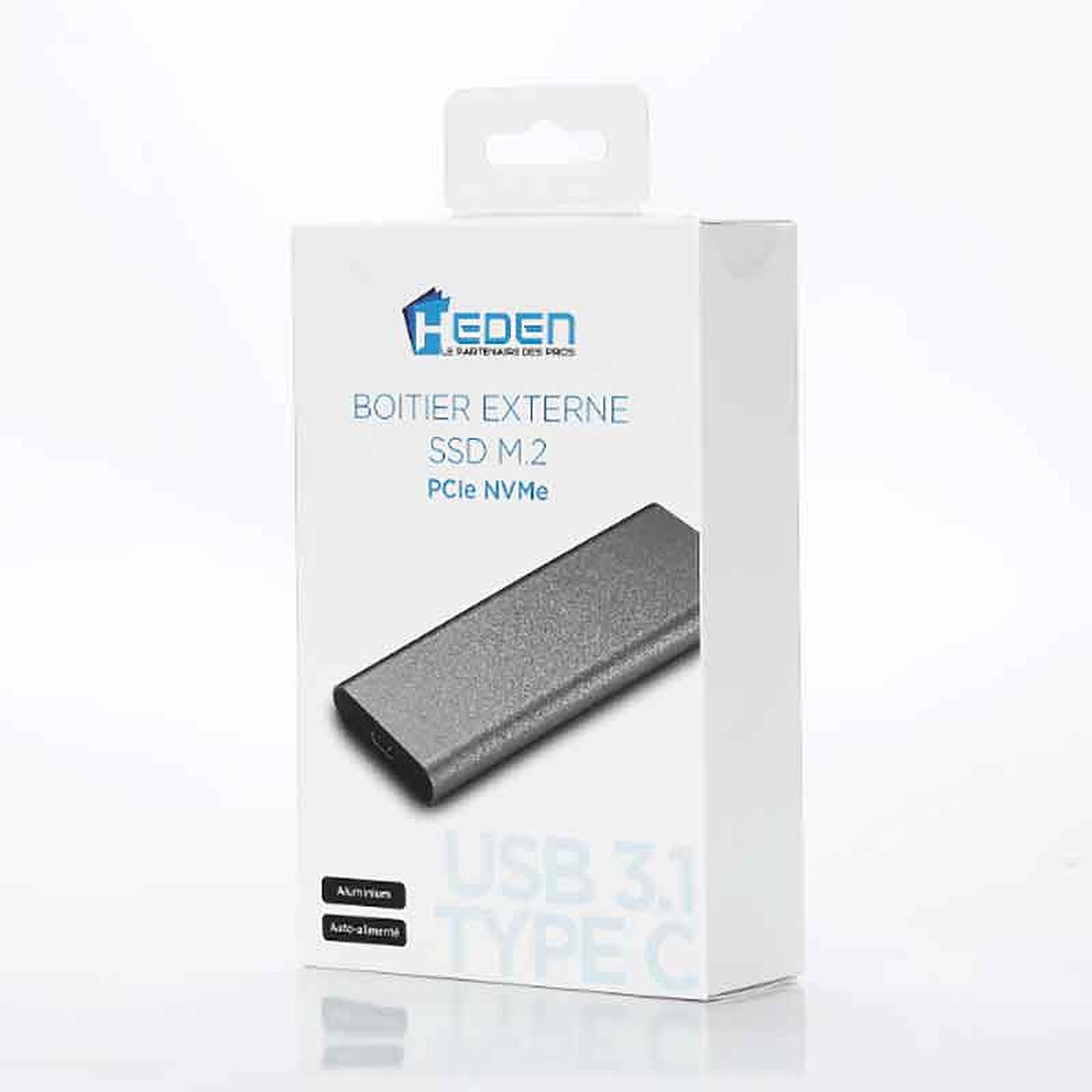 Boîtier SSD M.2 NVMe PCIe - IP67 - USB-C - Boîtiers de disque dur externe