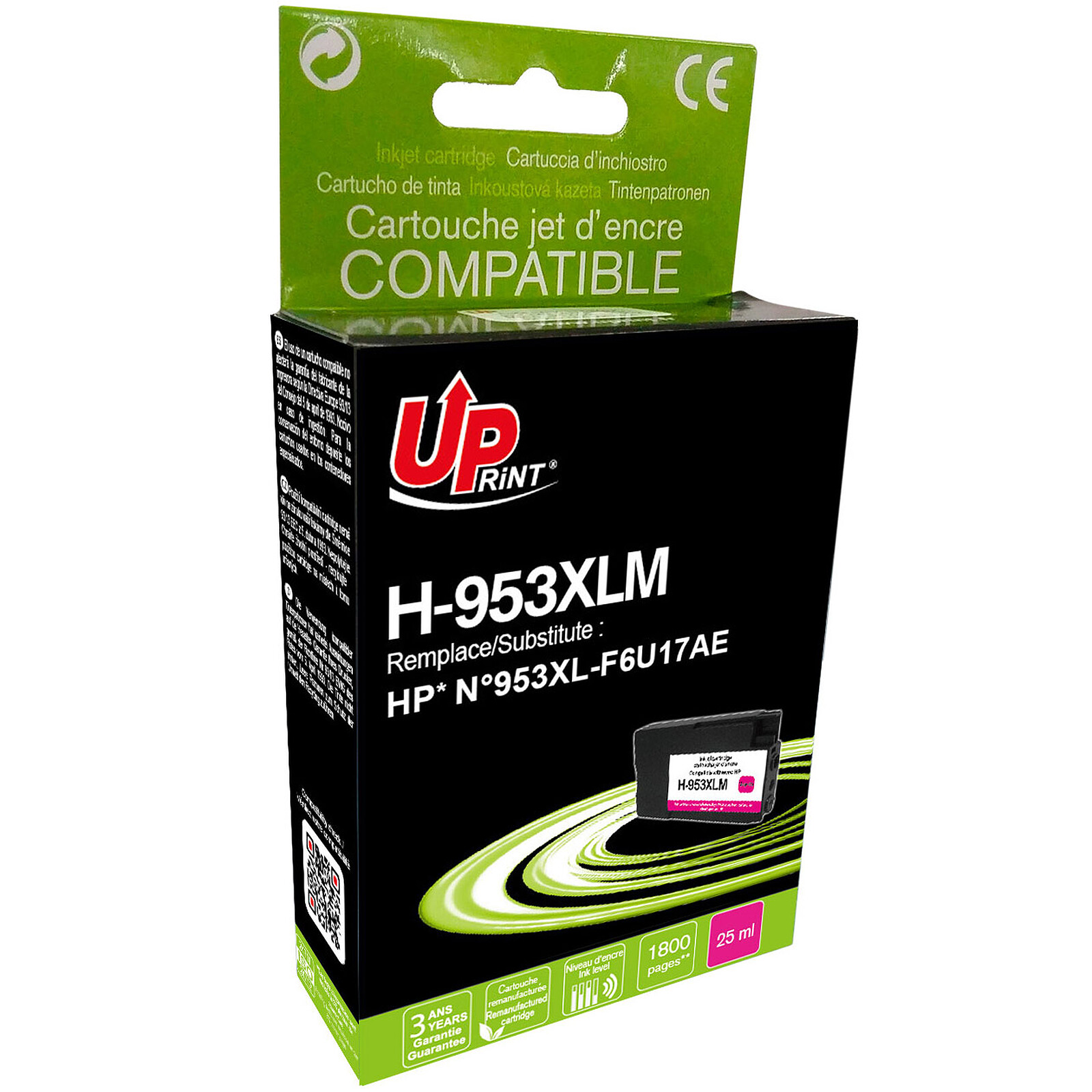 Cartouche compatible HP 953XL - pack de 4 - noir, cyan, magenta
