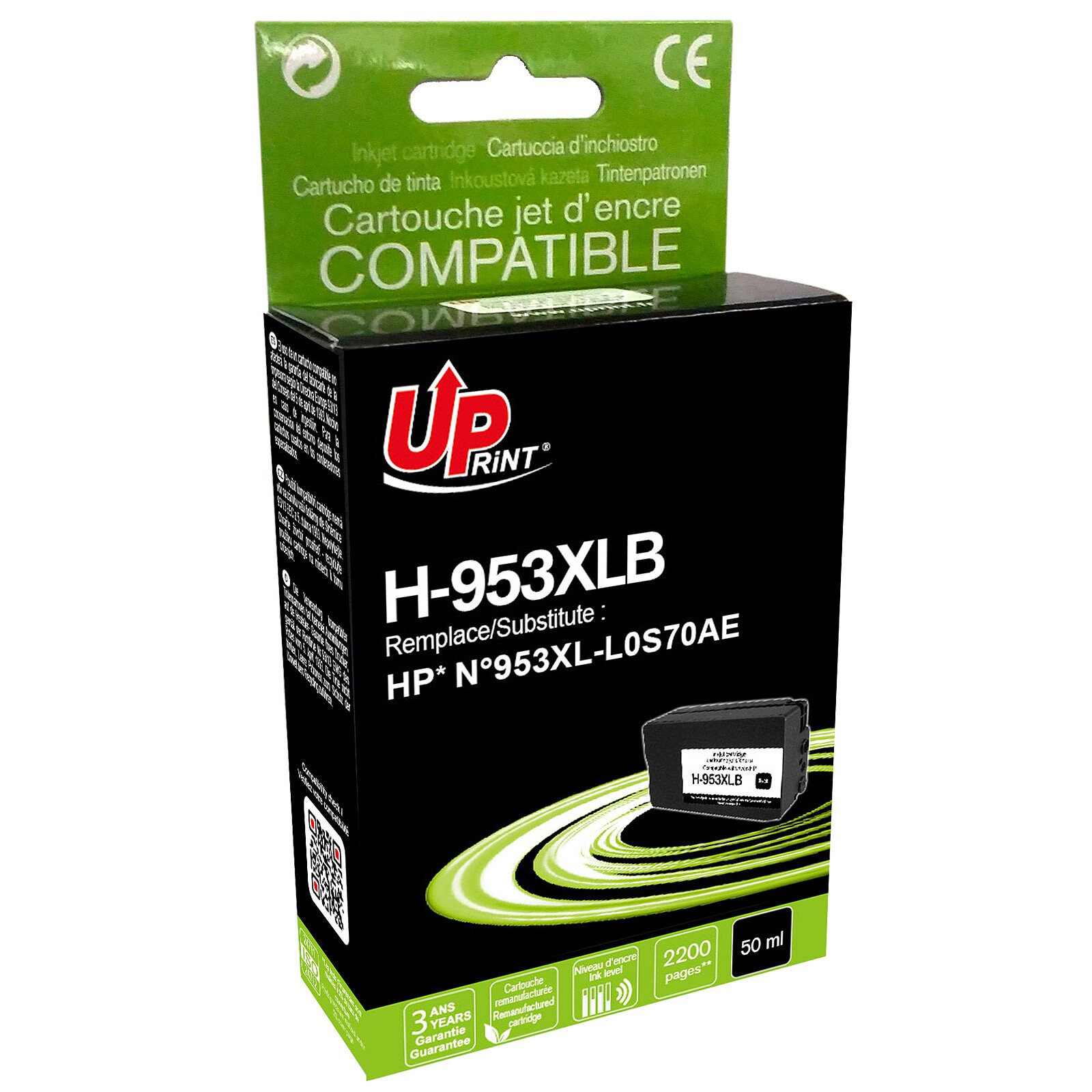 HP 963 (3JA26AE) - Noir - Cartouche imprimante - LDLC