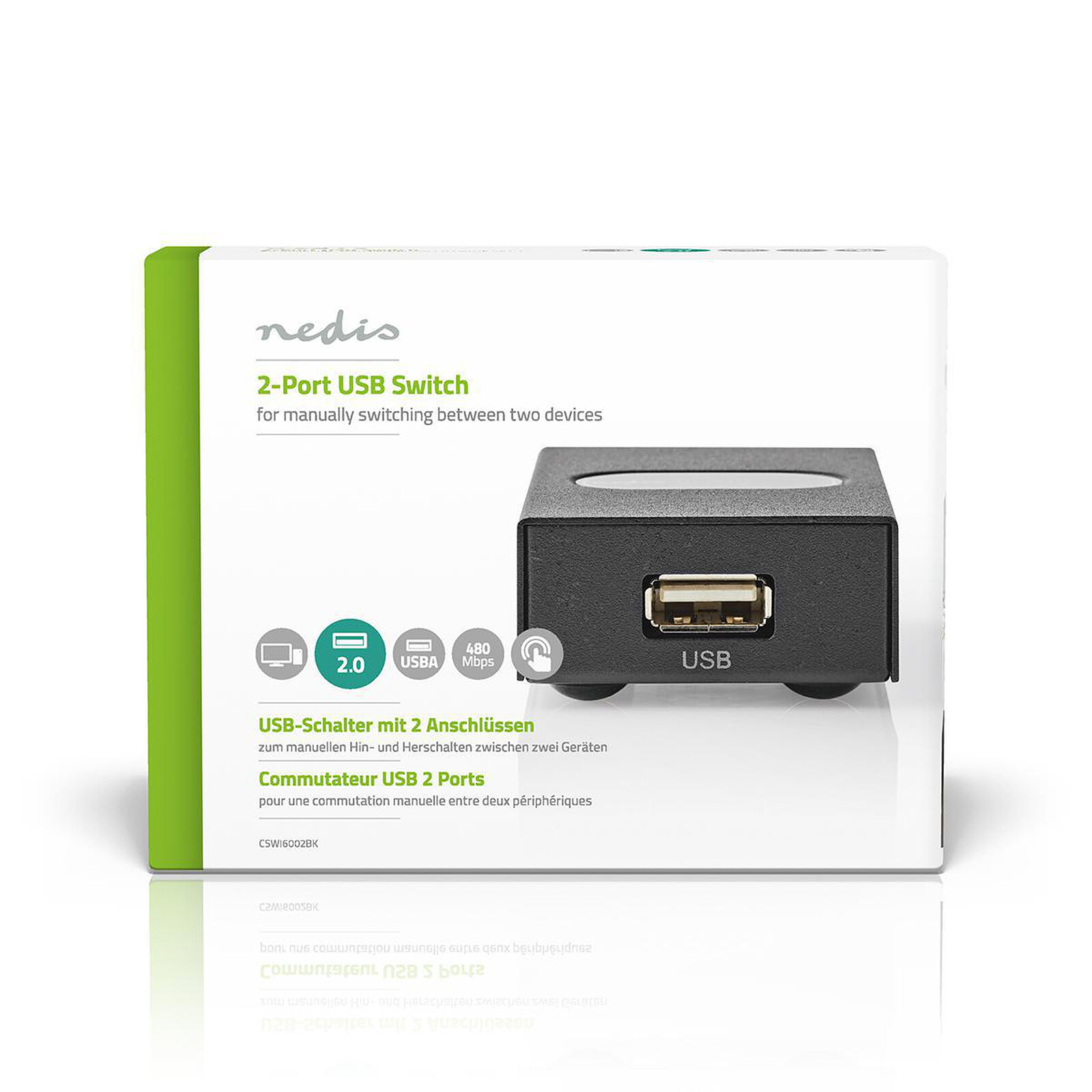 Hub USB Belkin - Commutateur de partage des périphériques USB - 4