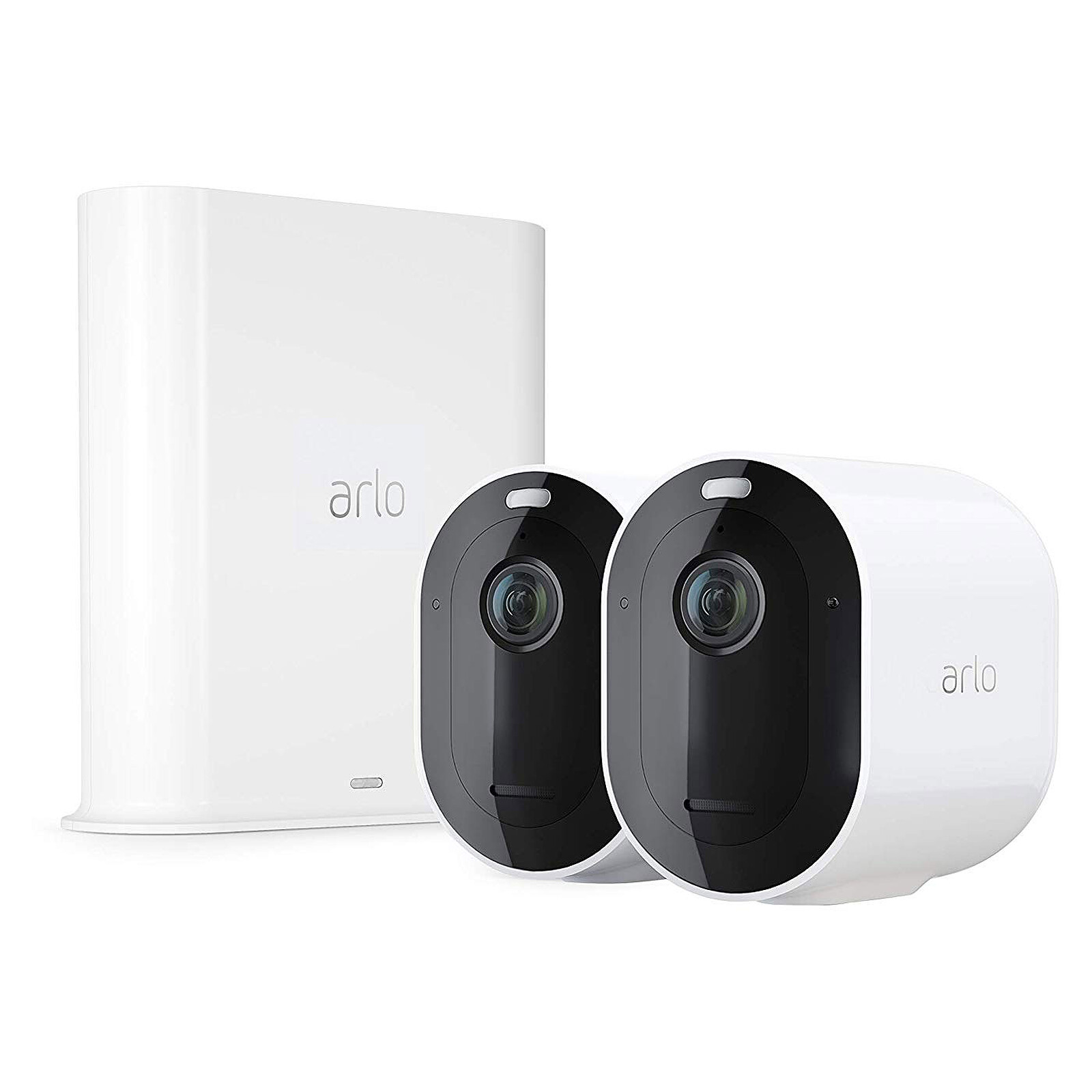 Sotel  Arlo Cámara de vigilancia sin cables Pro 5 2K Spotlight, juégo de 3  cámaras blancas
