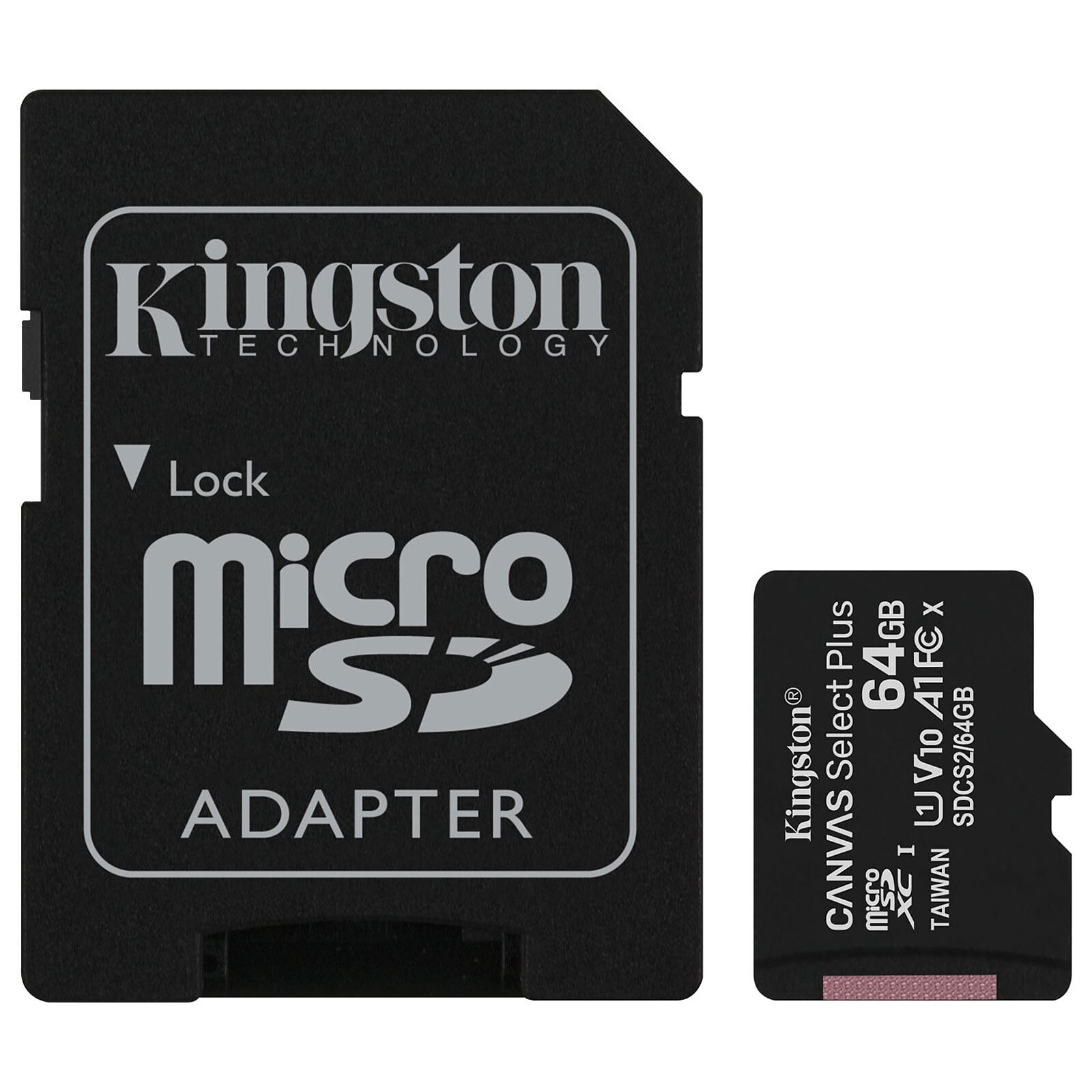 Carte Mémoire Micro SD XC 2 to + Adaptateur SD 2000 Go Pro : :  Informatique