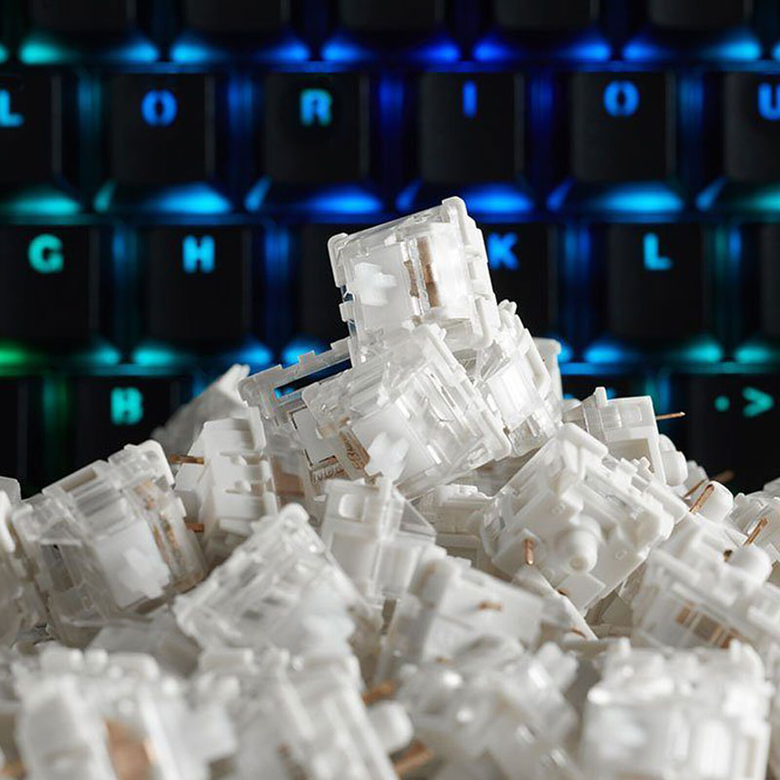 Glorious Gateron Switches x120 (Transparent) - Keyboard Glorious PC Gaming Race on