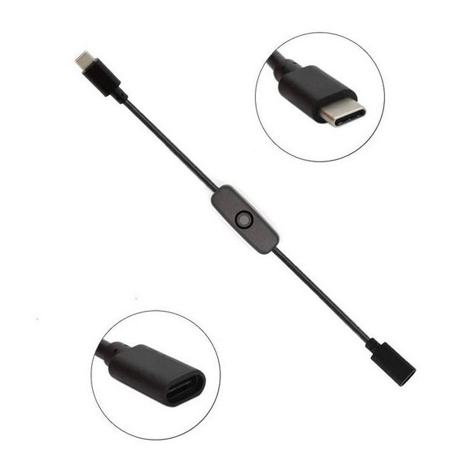 Alimentatore 5V 3A 15W USB-C Con Interruttore Per Raspberry Pi 4 (220V)