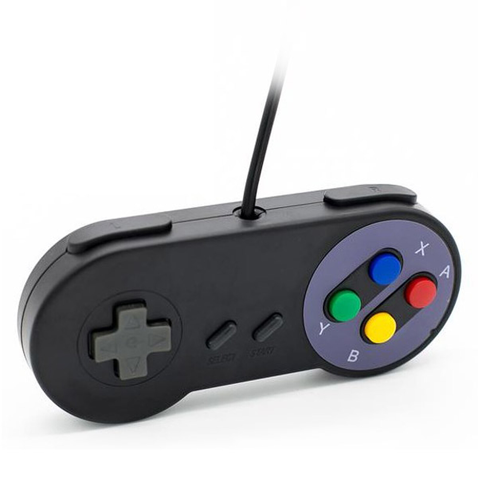 canal cerca Respecto a USB controller for black rtrogaming (Nintendo Super NES) - PC game  controller Generic on LDLC