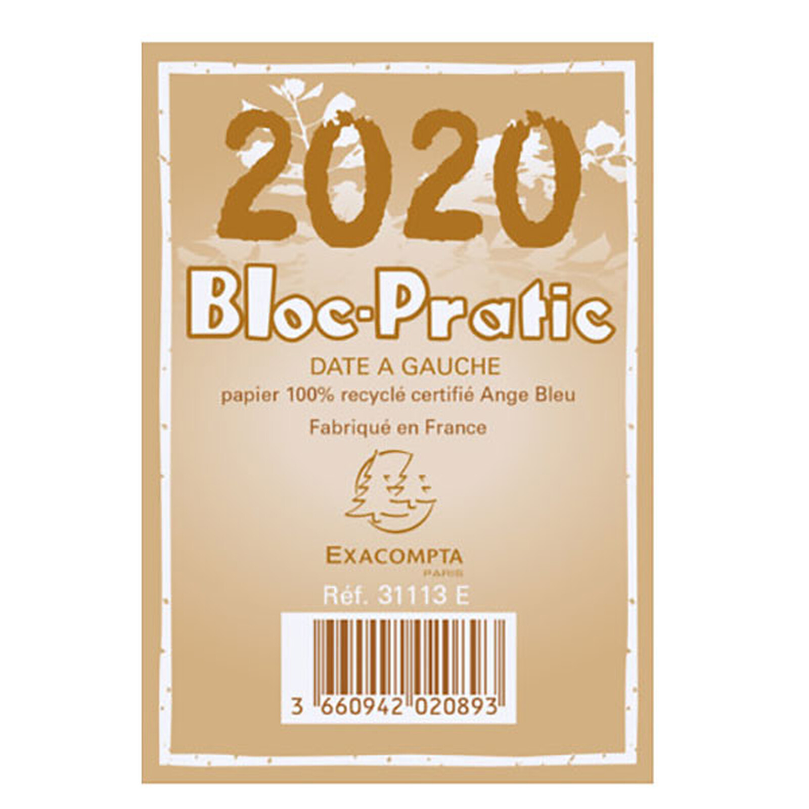 Exacompta Bloc-Pratic 2019 - Agenda - LDLC