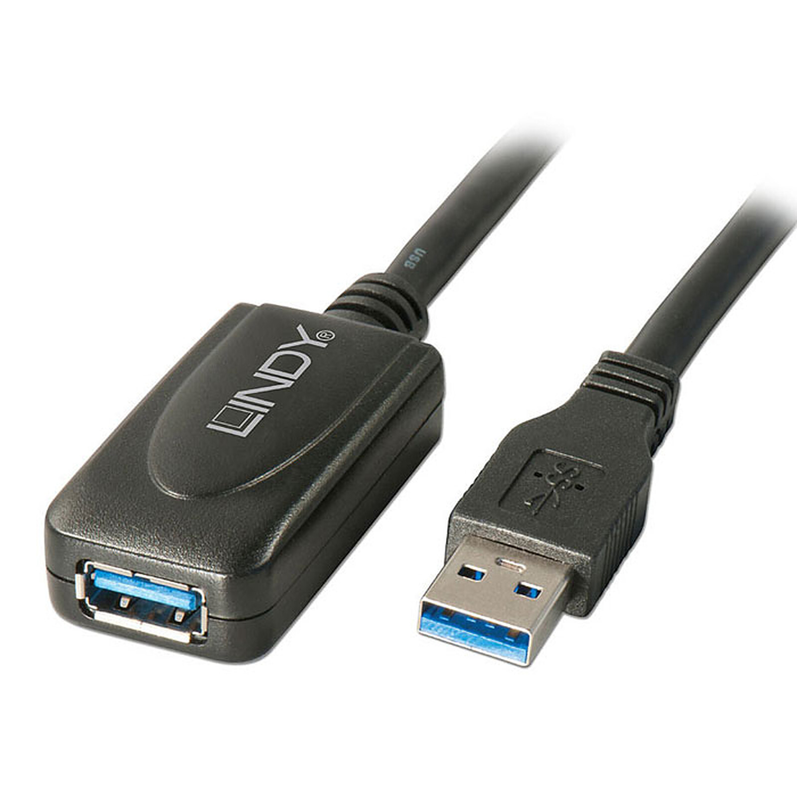 Rallonge USB 5m, 10 Gbit/s (1,25 GByte/s), USB 3.2 Gen2 (3.0, 3.1), Câble  d'extension USB, A mâle vers A femelle, blanc, gaine en tissu : :  Informatique