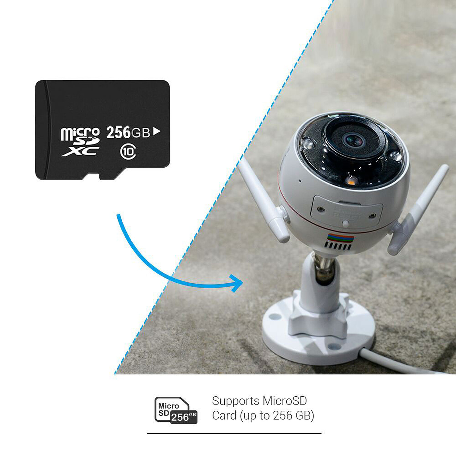 EZVIZ C3W 1080p Telecamera Ip Wi-Fi Da Esterno Con Visione