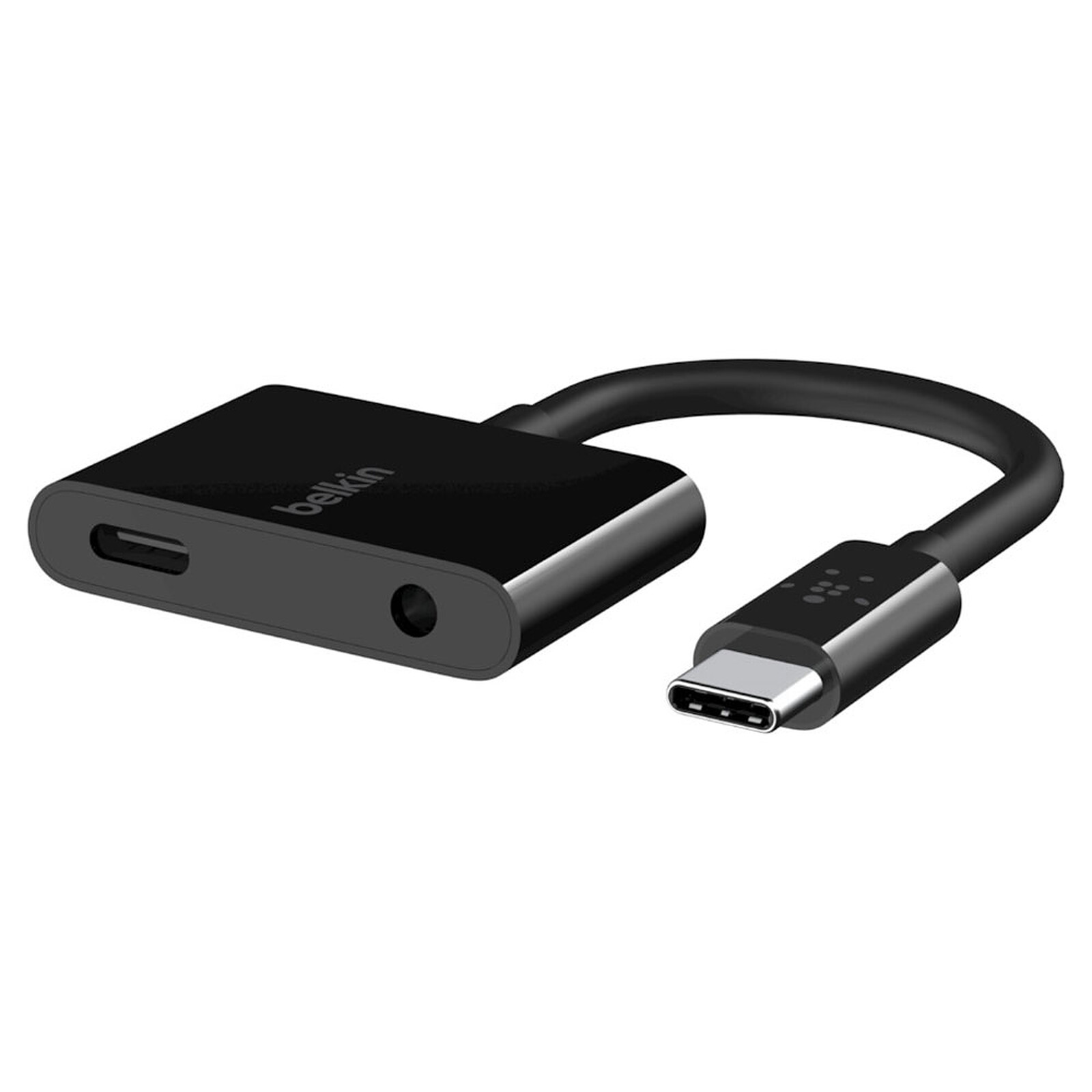 Belkin Adaptateur USB-C vers Jack et USB-C pour charge (F7U080BTBLK) -  Achat Accessoires smartphone Belkin pour professionnels sur