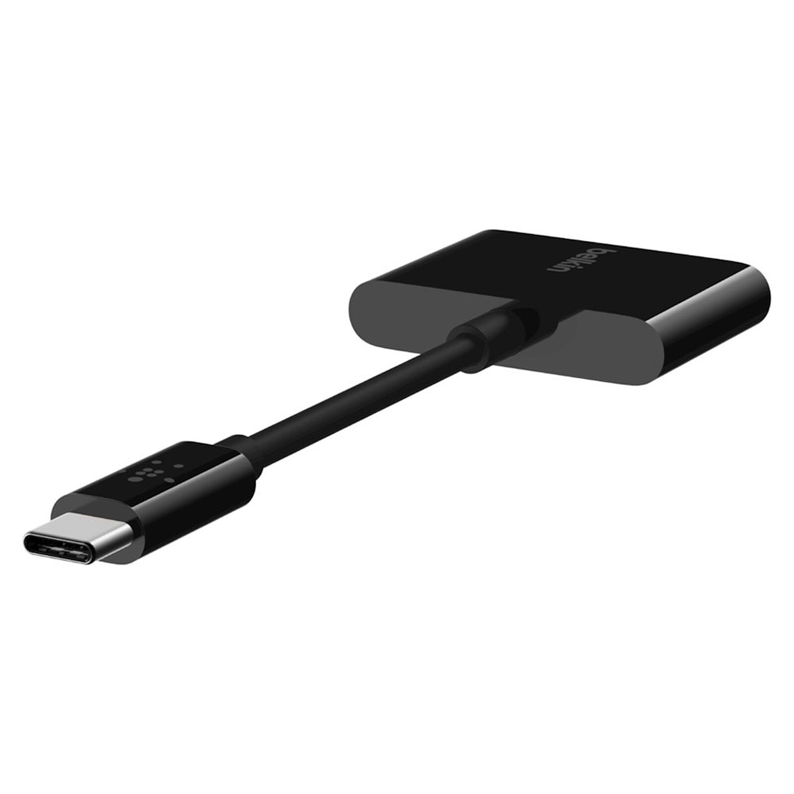 Adaptador de carga USB-C a Jack y USB-C de Belkin (negro) - Cable