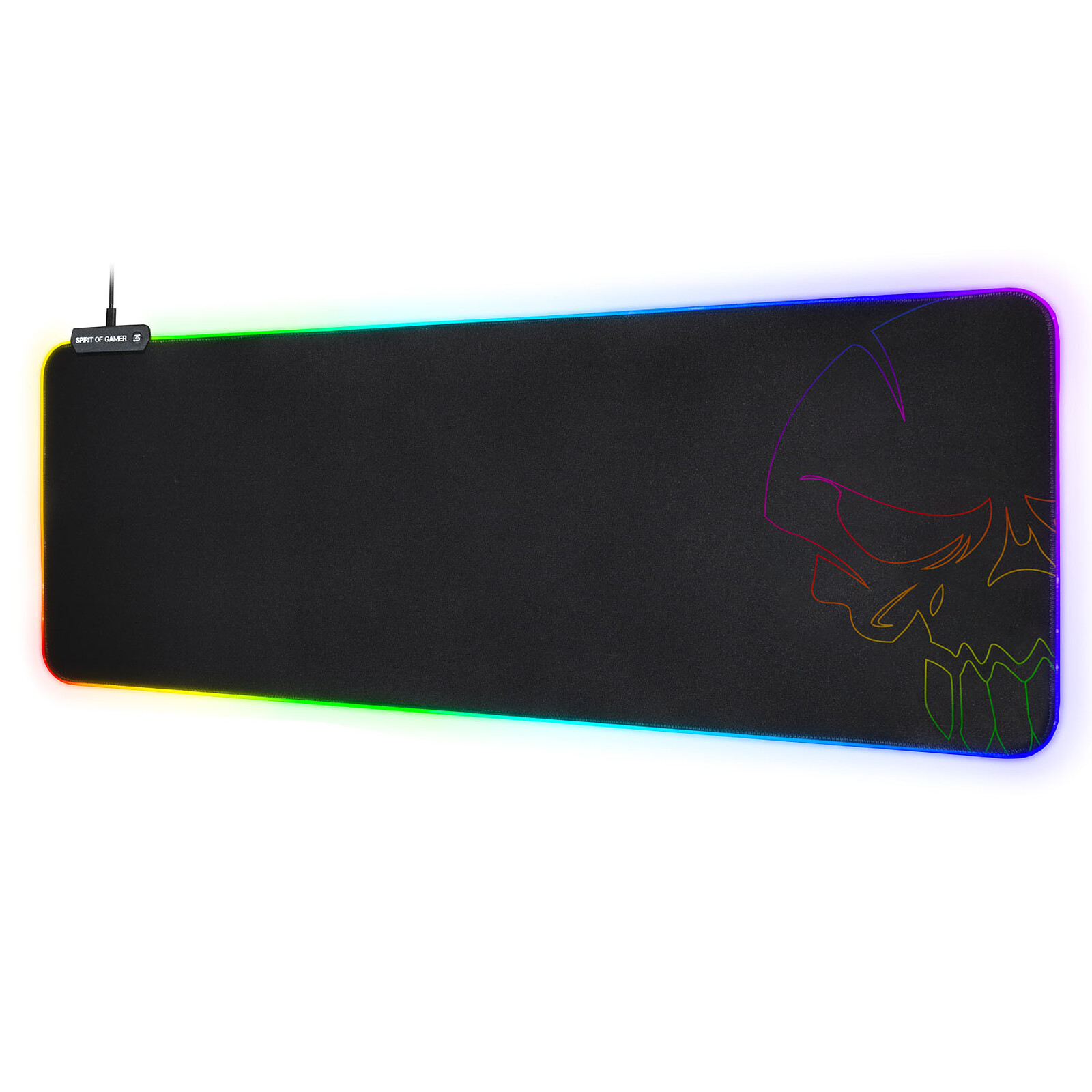 Spirit of Gamer Teschio RGB Gaming Mouse Pad XXL - Tappetino mouse