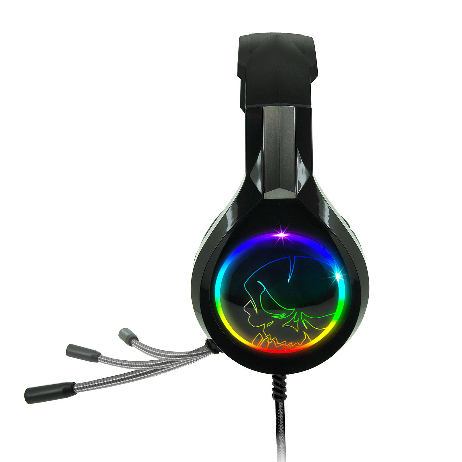 Casque-micro filaire ELITE-H50 Black Edition Spirit of Gamer - RGB