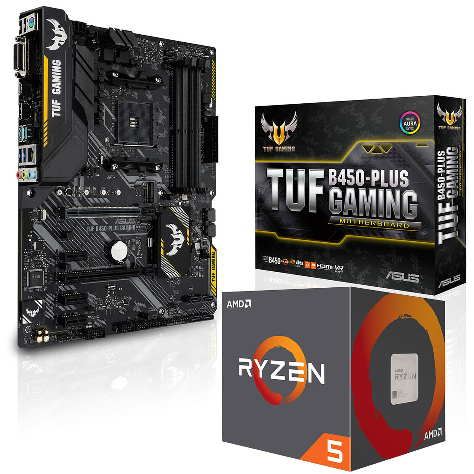 Kit Upgrade PC AMD Ryzen 5 2600 ASUS TUF B450 PLUS GAMING Kit