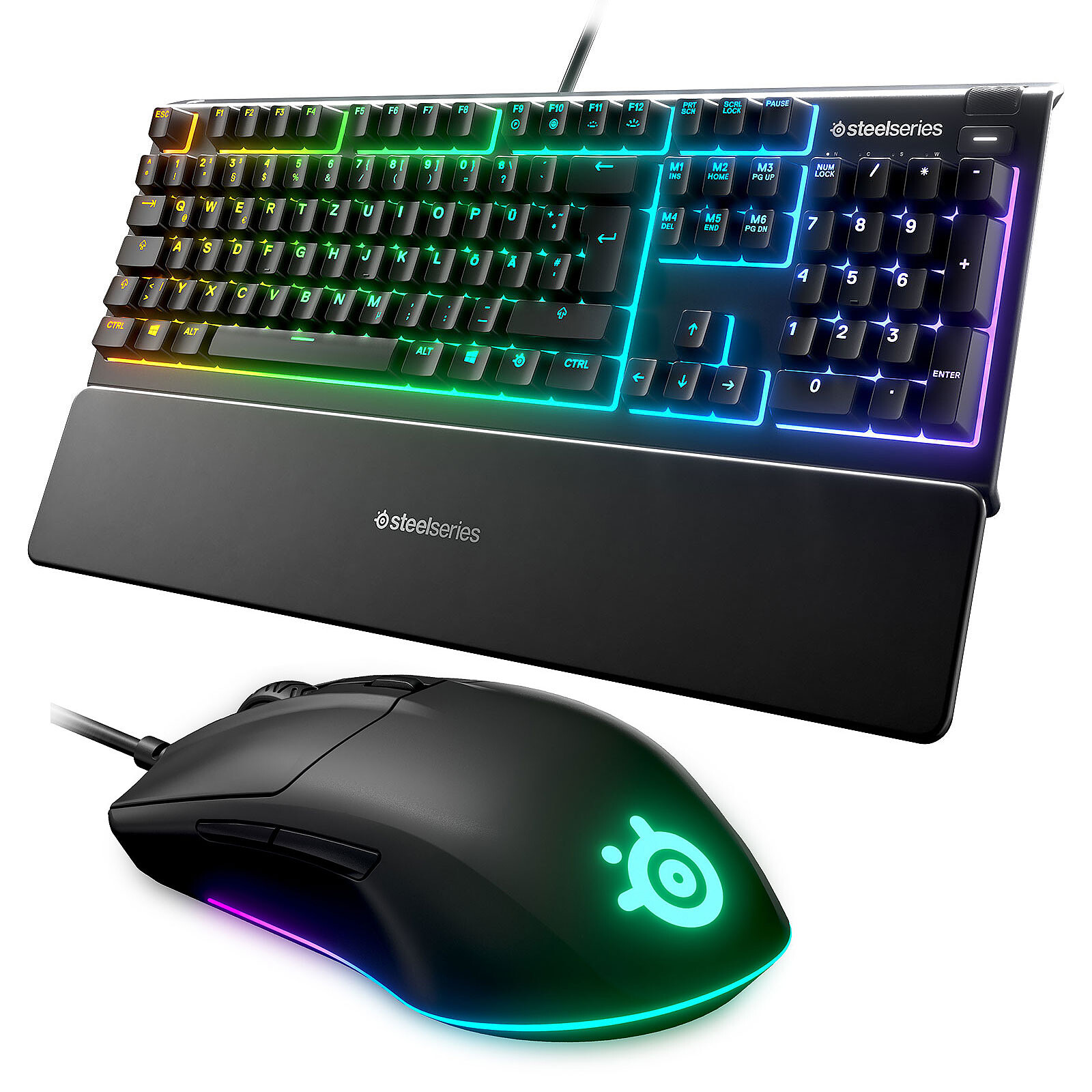 Steelseries Combo 3 Apex 3 Rival 3 Keyboard Mouse Set Steelseries On Ldlc