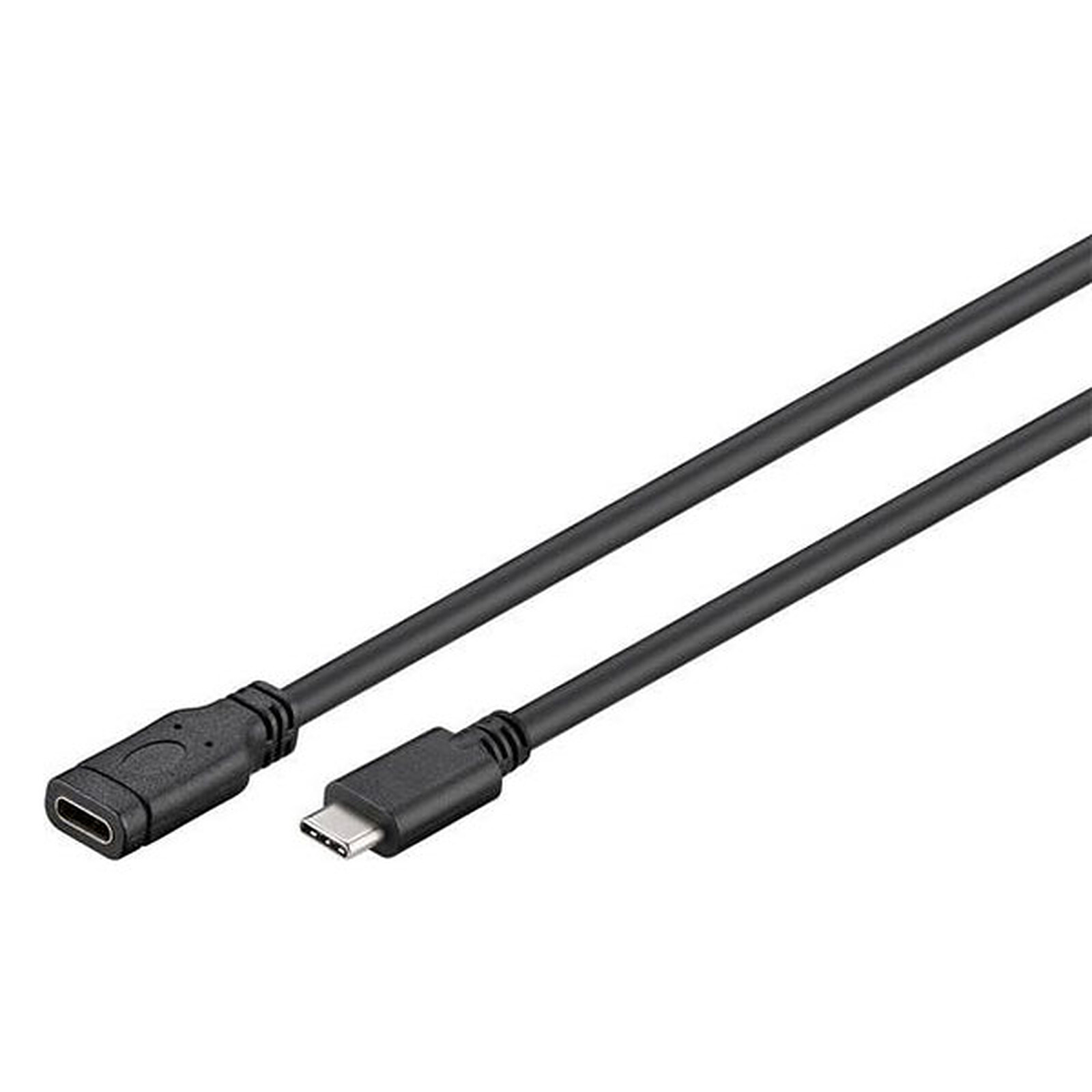 2 câbles USB 3.0 femelle vers USB-C mâle - 15 cm