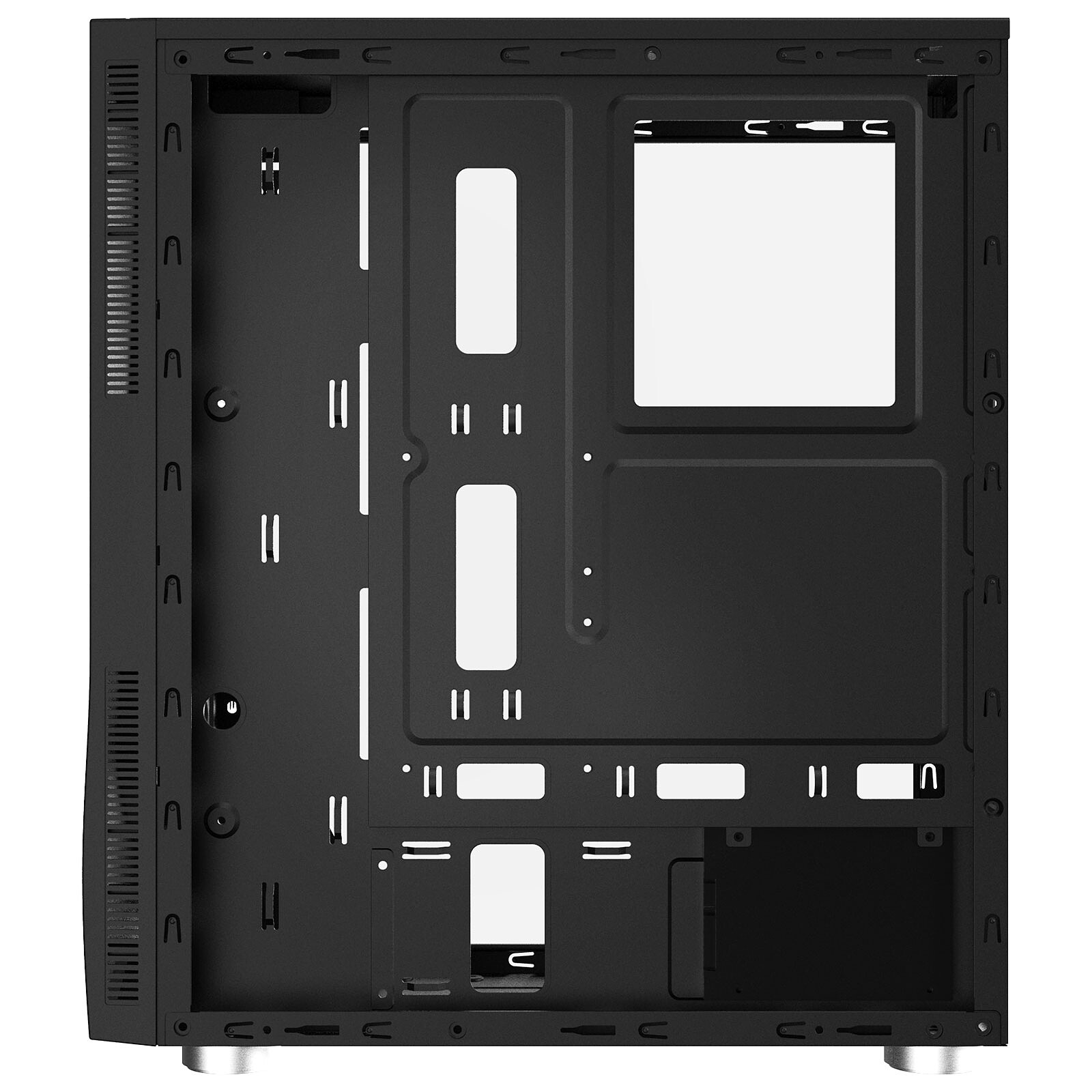 XIGMATEK BOITIER PC Eros - Moyen Tour - Noir - Verre trempé - Format ATX  (EN43378) - Cdiscount Informatique
