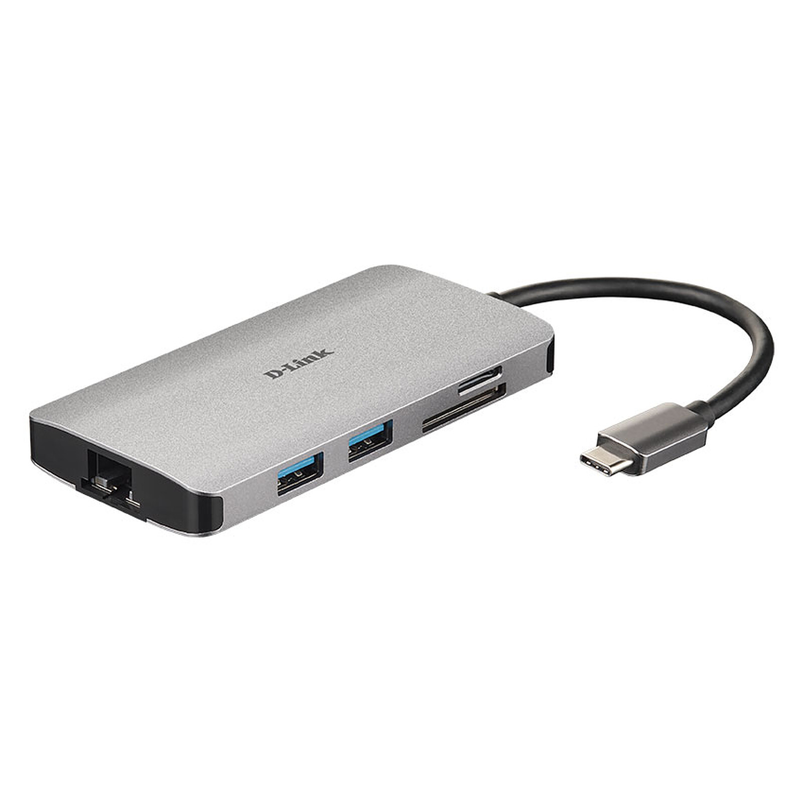 D-Link Adaptateur USB-C/USB vers Gigabit Ethernet avec 3 ports USB 3.0  DUB-2332
