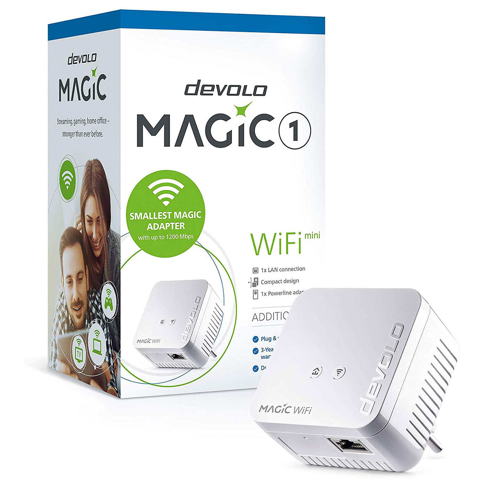 devolo Magic 1 WiFi mini - Powerline adapter - LDLC 3-year warranty