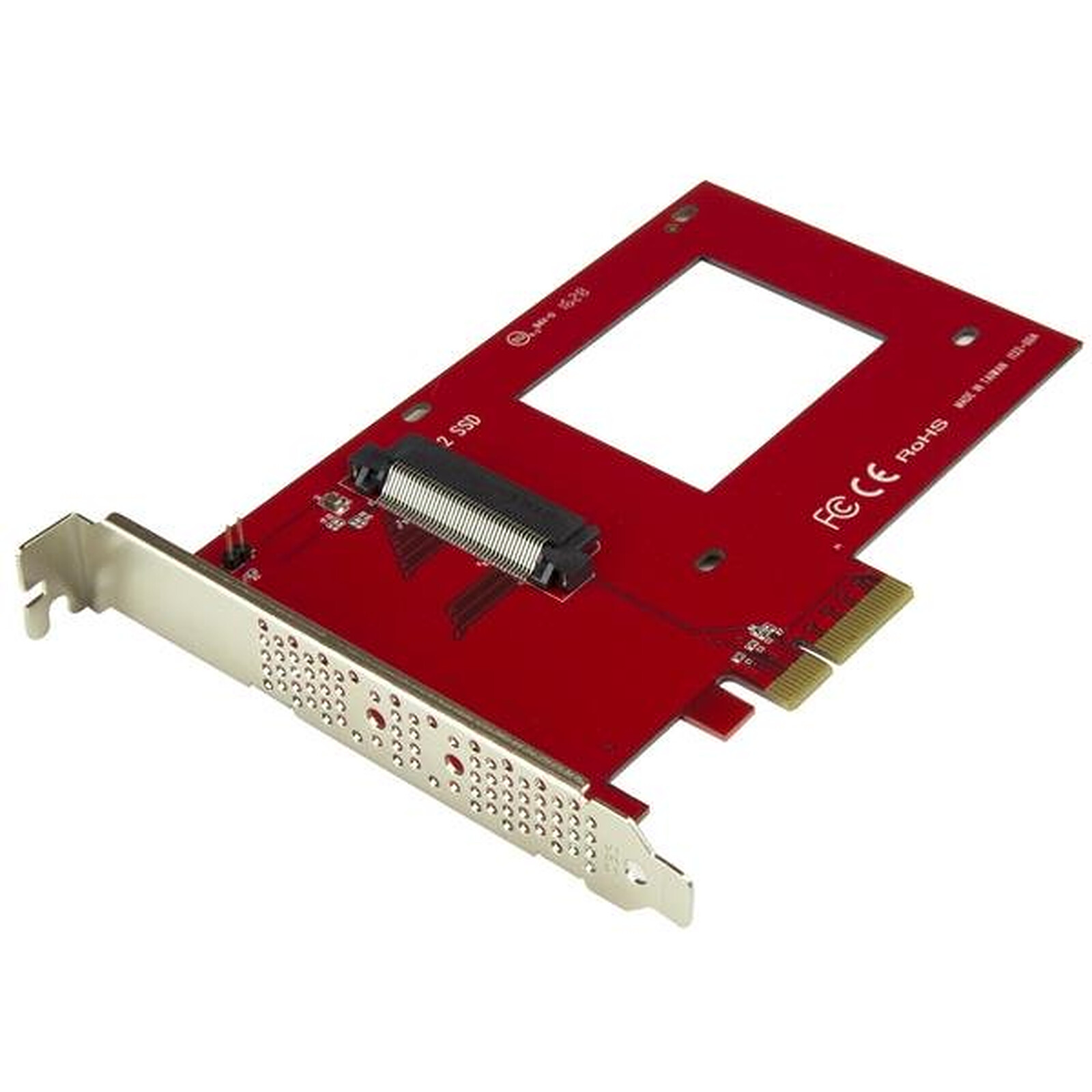 StarTech.com Carte contrôleur U.2 vers PCIe pour SSD U.2 NVMe - SFF-8639 - PCI  Express 3.0 x4 - Carte contrôleur - Garantie 3 ans LDLC