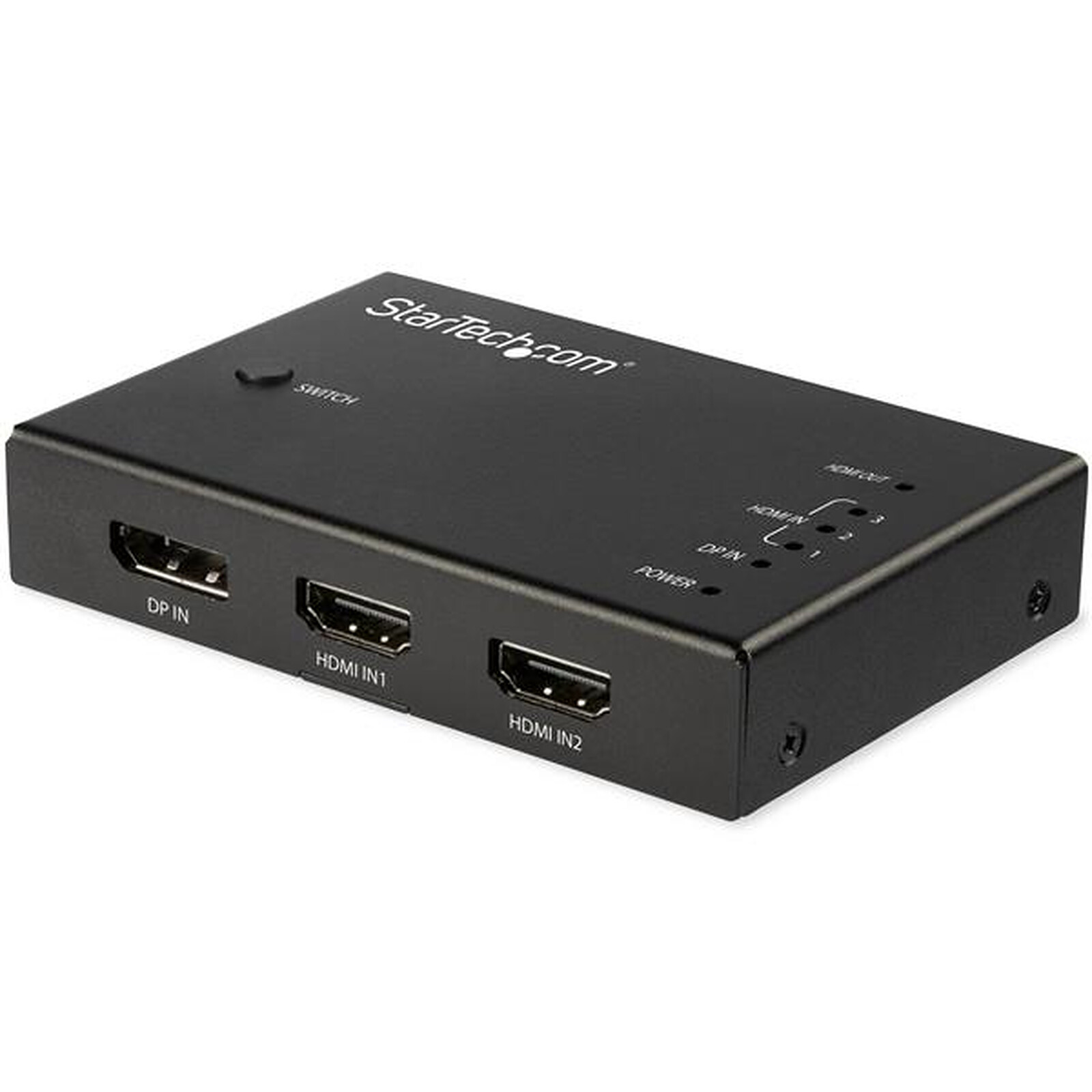 Commutateur HDMI 4 Ports 4 K 60 Hz HDMI Commutateur 4 x 1 avec télécommande Infrarouge Compatible avec Lecteur 3D Full HD 4 K 1080P 