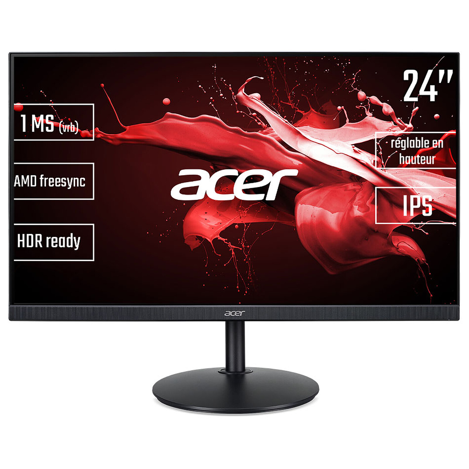 Acer 23.8 LED - CB242Ybmiprx - Ecran PC - Garantie 3 ans LDLC