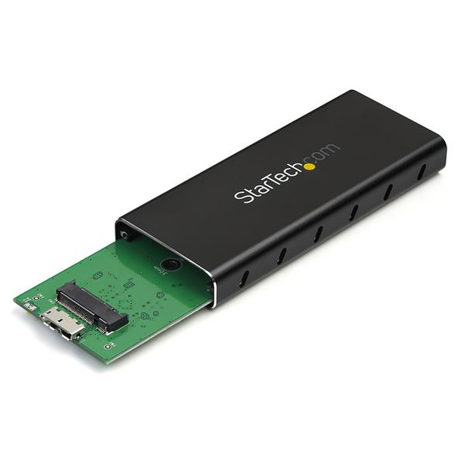 StarTech.com Boîtier USB 3.1 pour SSD M.2 MVMe PCIe M-Key avec câble USB-C  - Aluminium certifié IP67 - Boîtier disque dur - Garantie 3 ans LDLC