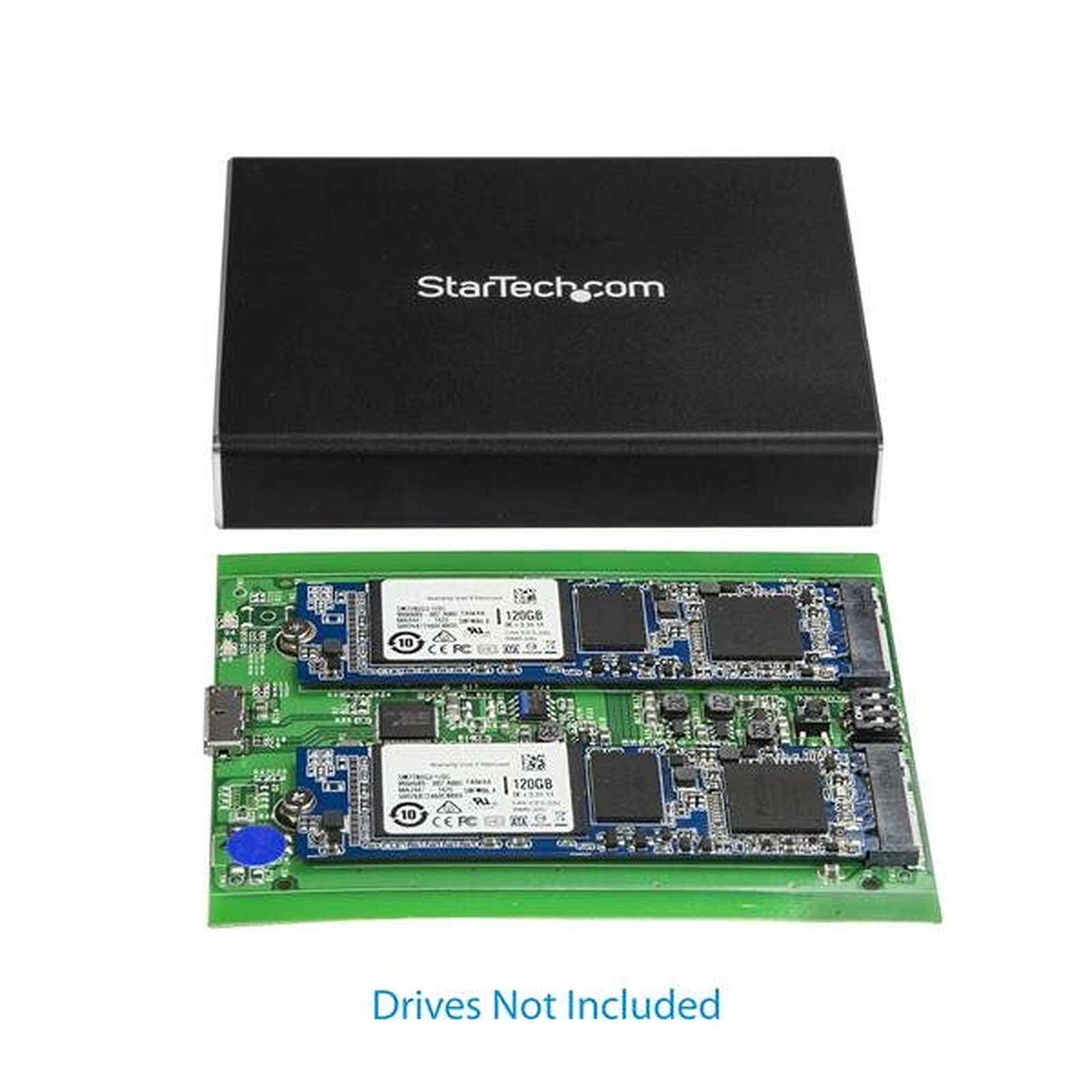 StarTech.com Boîtier USB 3.1 (10 Gb/s) dual slot pour 2 SSD M.2 SATA avec  RAID - Boîtier disque dur - Garantie 3 ans LDLC