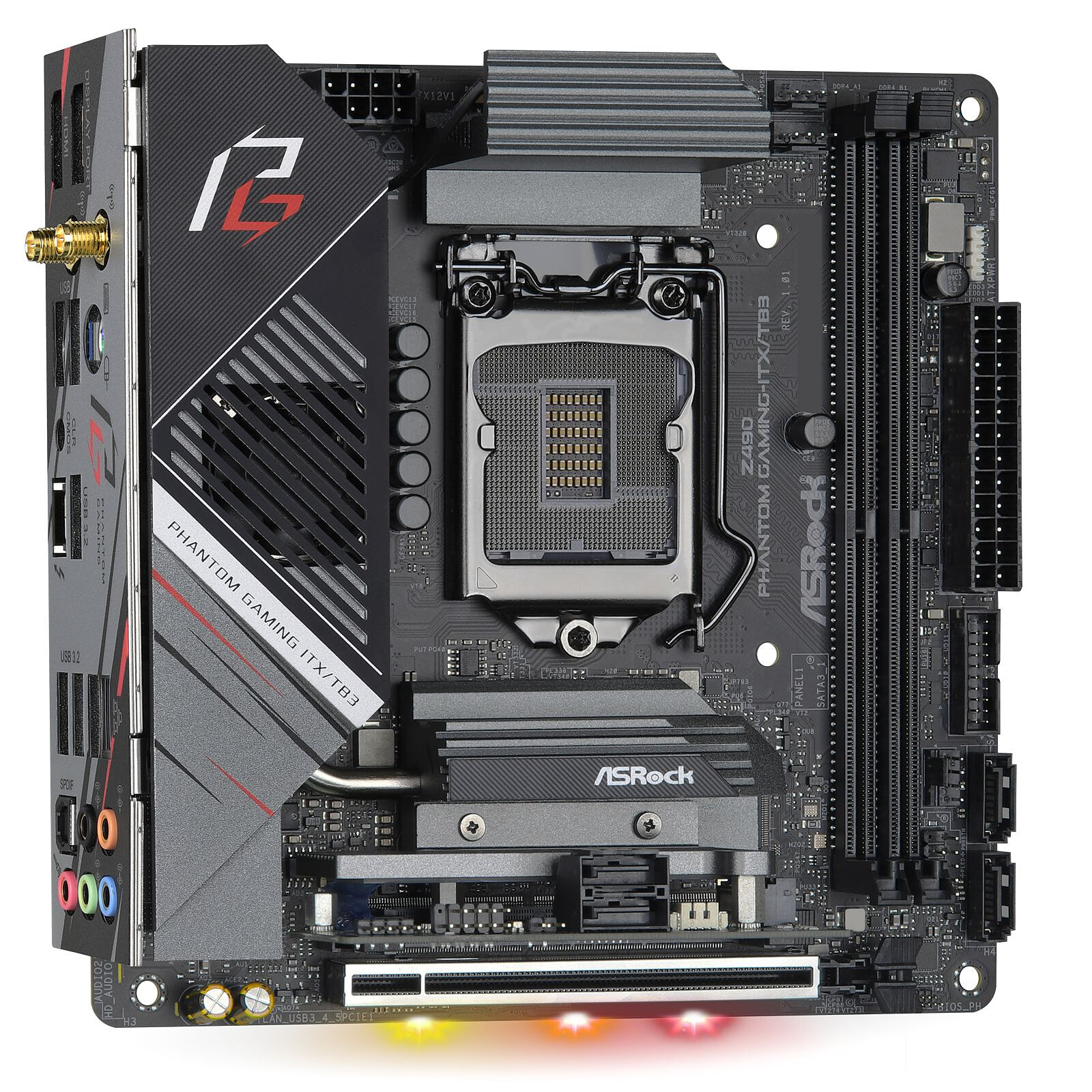 ASRock Z490 Phantom GamingITX/TB3 Motherboard LDLC 3year warranty