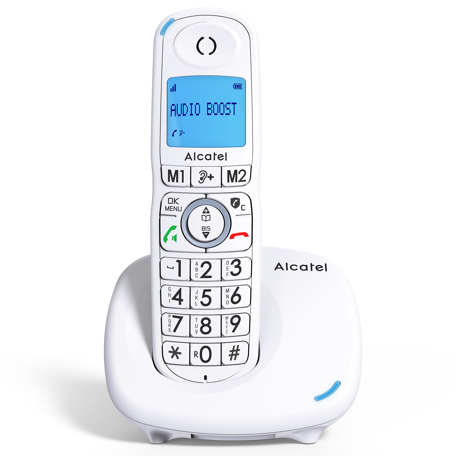 Alcatel - Téléphone fixe avec fil Alcatel XL785 Combo Blanc