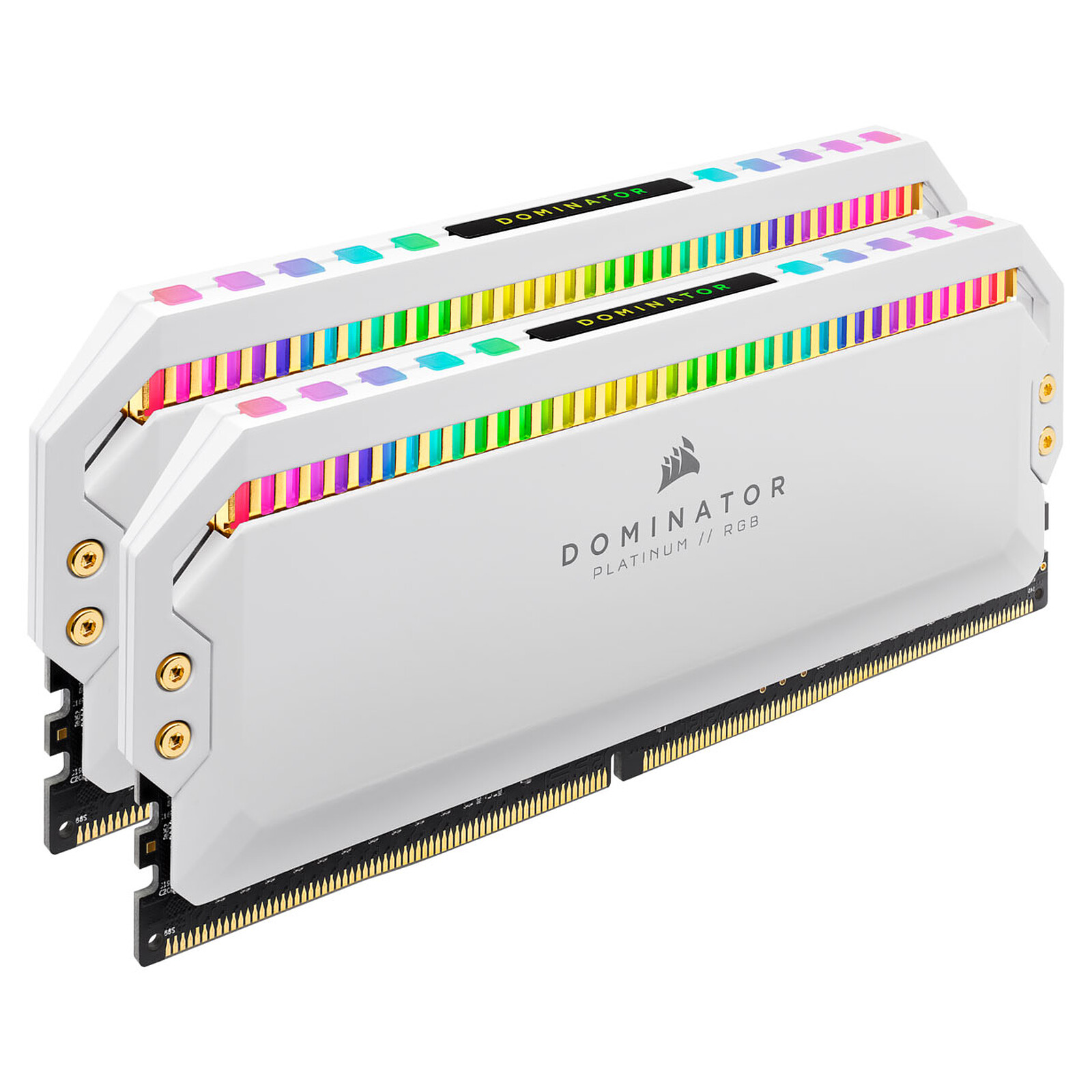 Corsair Vengeance RGB Pro SL Blanche - 2 x 8 Go (16 Go) - DDR4 3200 MHz -  CL16 - Mémoire Corsair sur