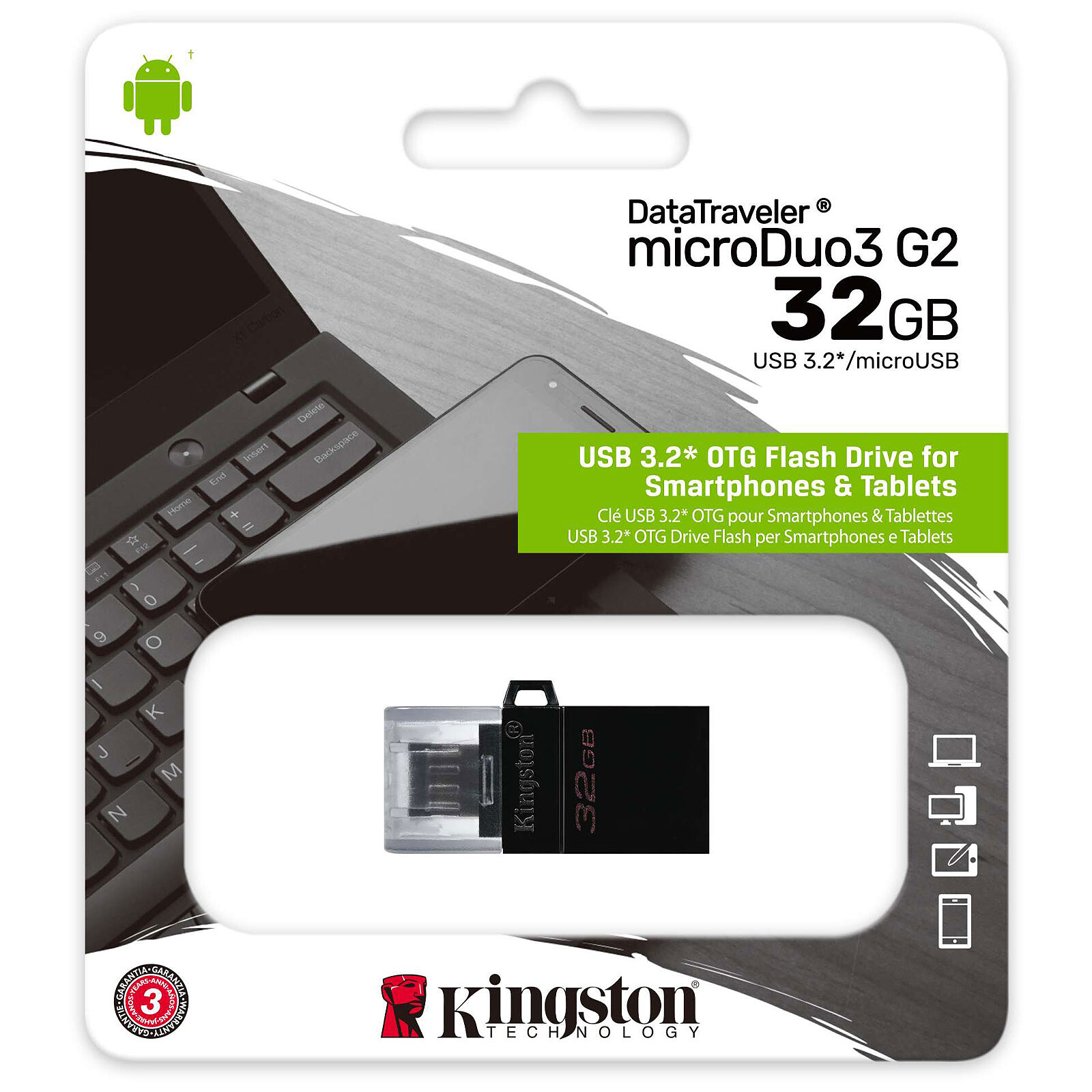 Cle USB 32Go Kingston DataTraveler 100 G3