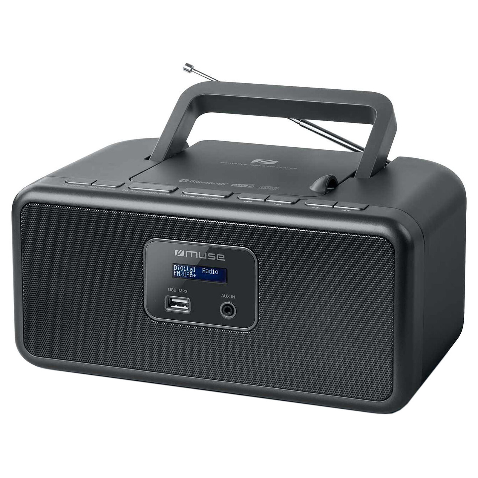 Radio Portable Lecteur CD avec Bluetooth - USB - DAB+ et radio FM  (HBC433DAB-BT) | Caliber