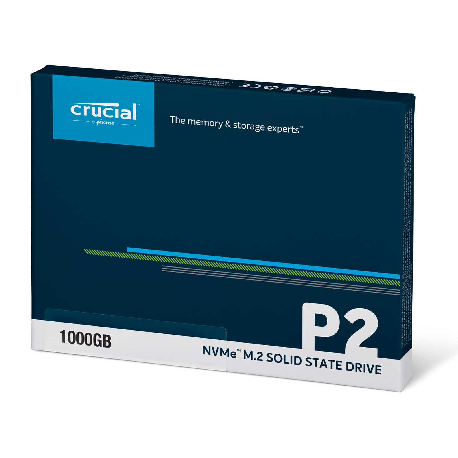 Crucial P2 M.2 PCIe NVMe 1 To - Disque SSD Crucial sur LDLC