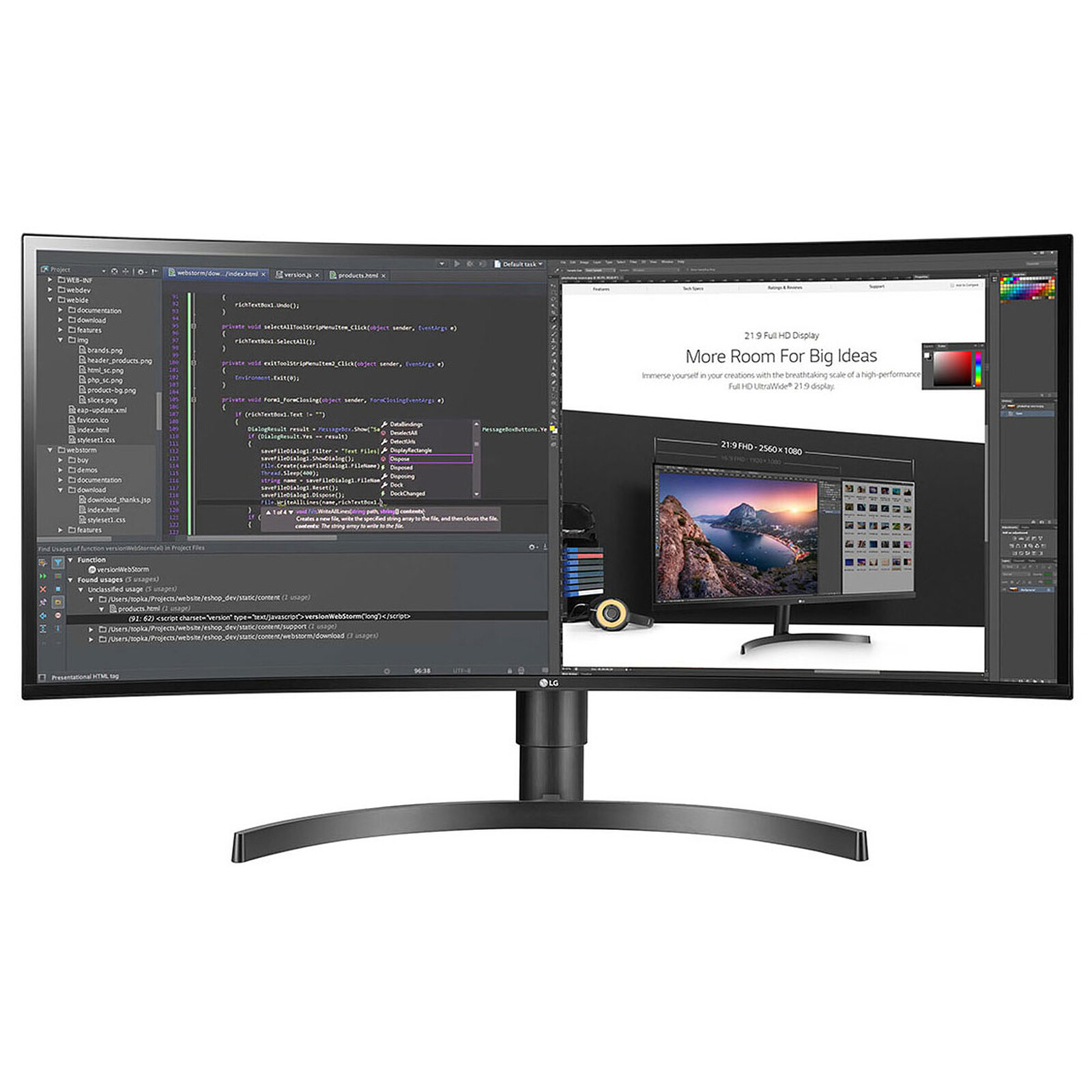 best 34 inch lg wide monitor under 400